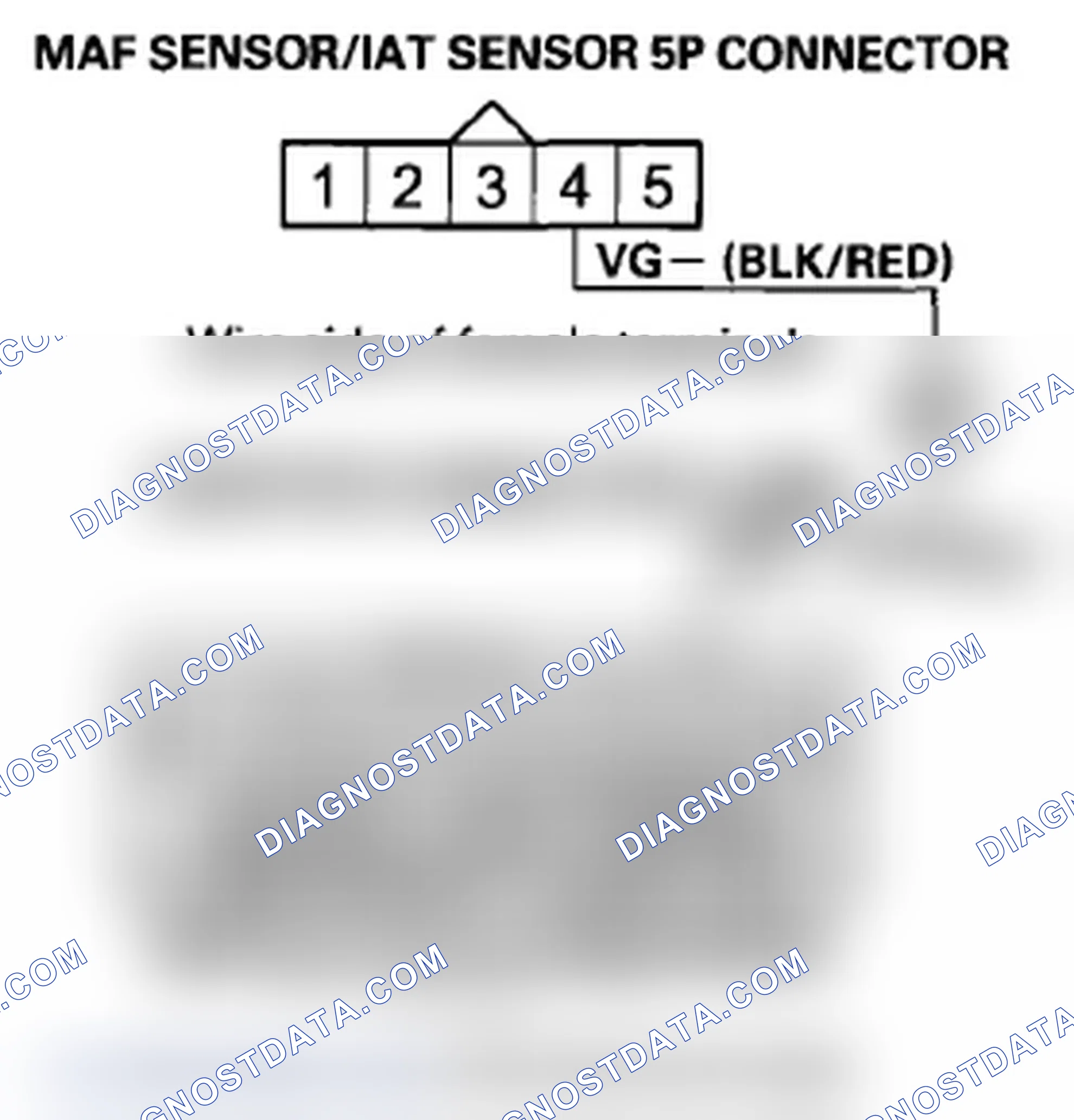 Scheme 7: DTC P0103: MAF Sensor Circuit High Voltage