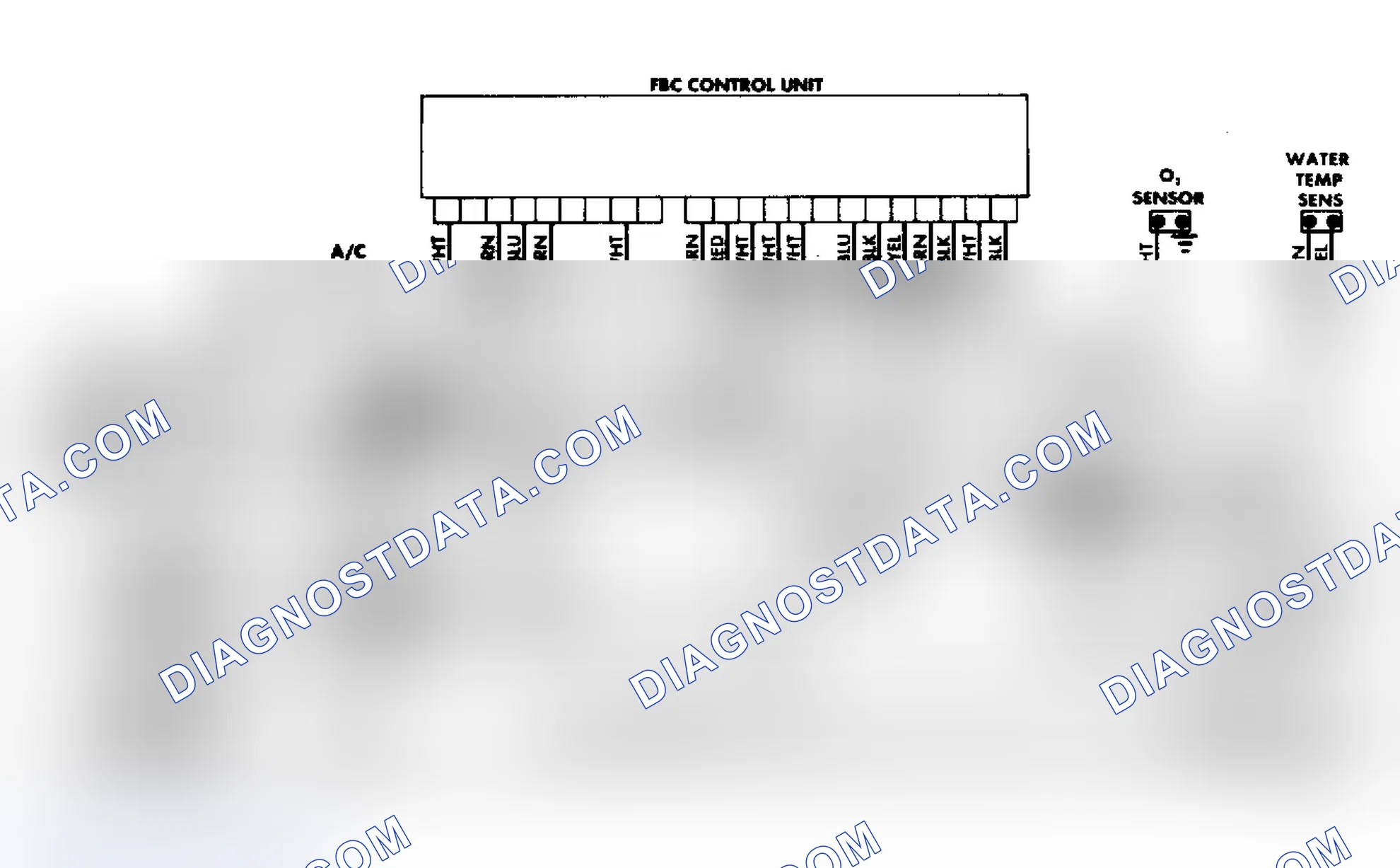 Fig. 17: Feedback Carburetor System Wiring Diagram (Ram-50)