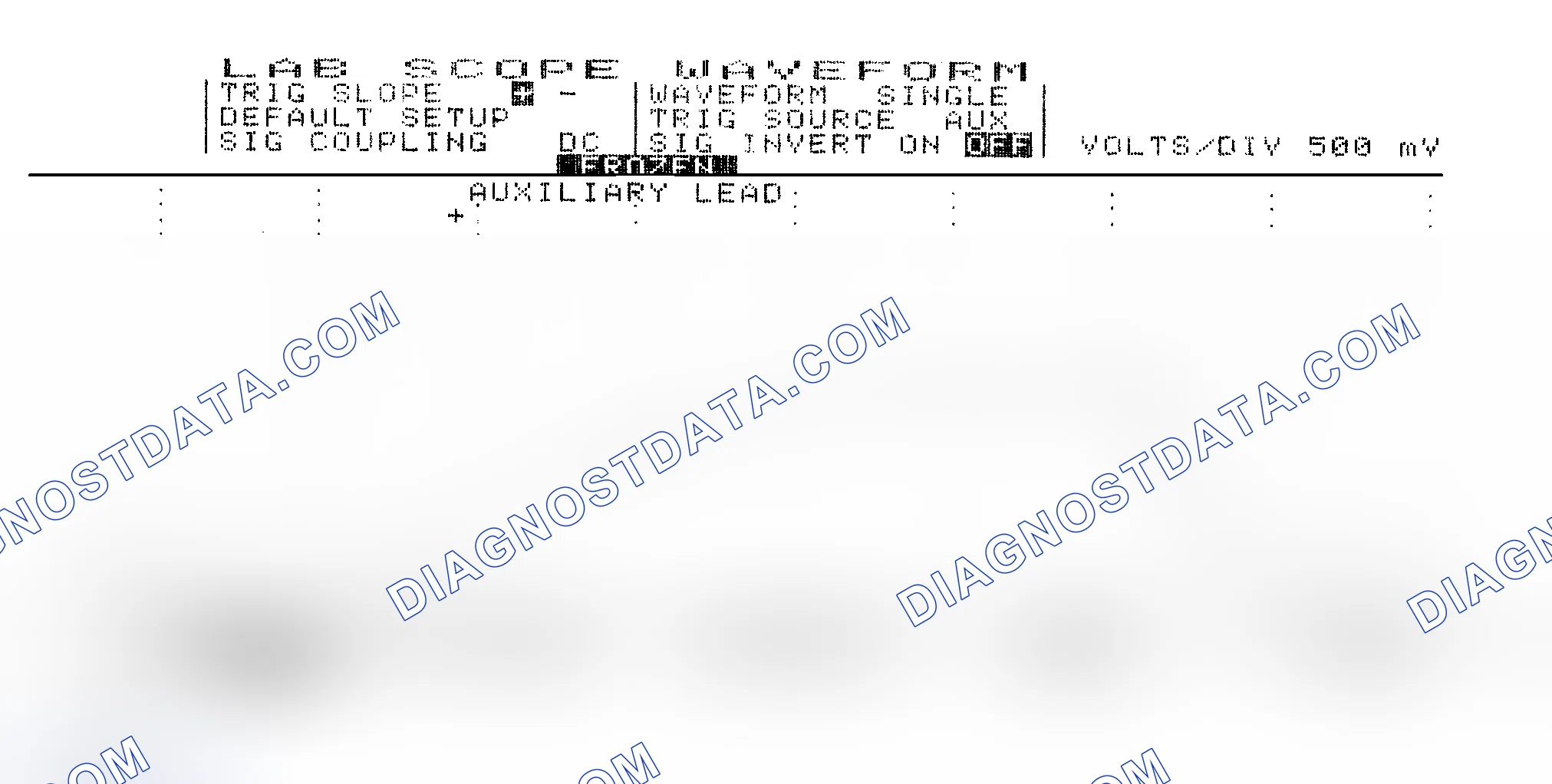 Scheme 14: Single Injector w/Excessive Current Flow - Current Pattern