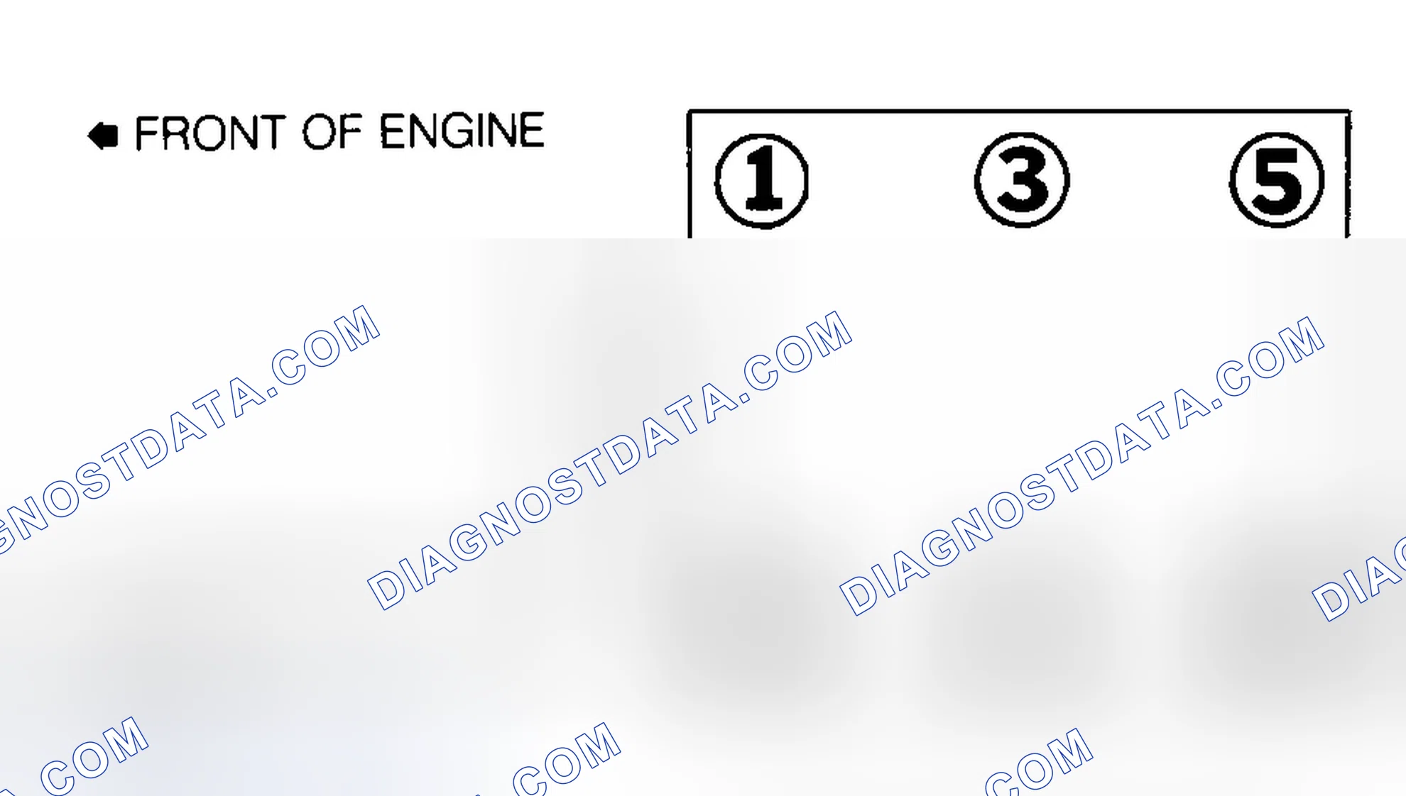 Scheme 2: Firing Order (Amigo, Passport & Rodeo - 3.2L)