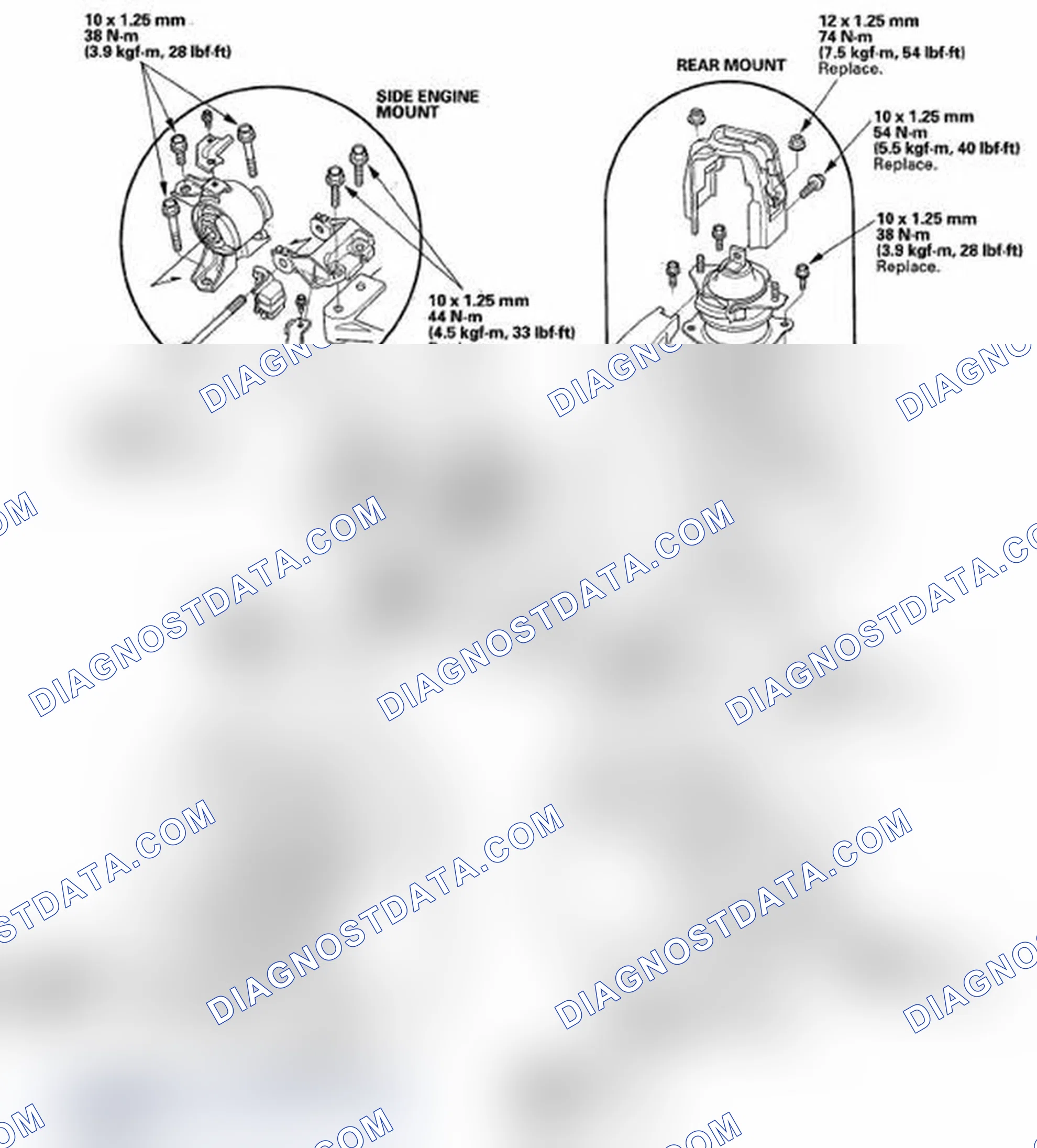 Scheme 250: Engine Mount Replacement