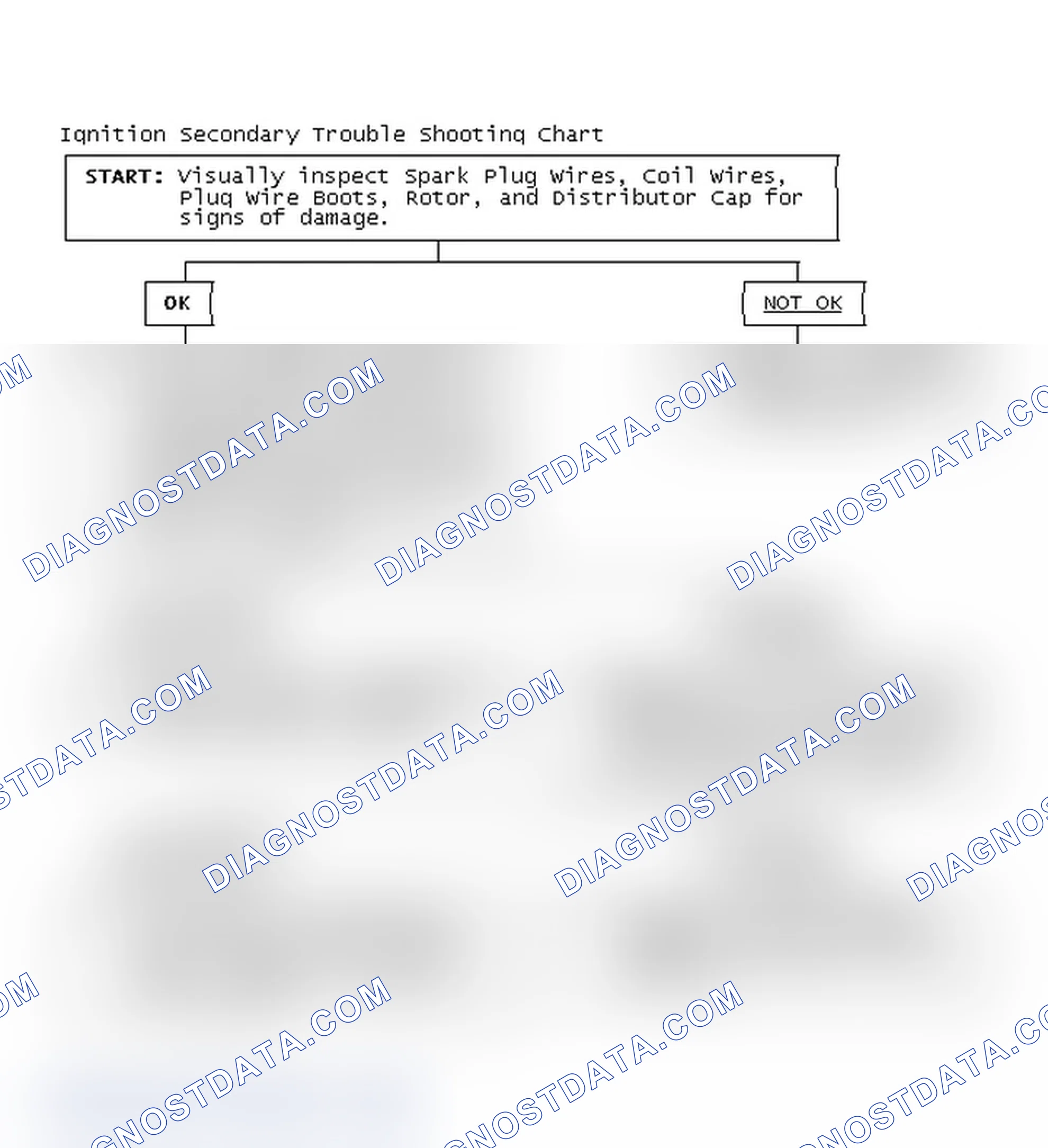 Scheme 1: Ignition Secondary Trouble Shooting Chart