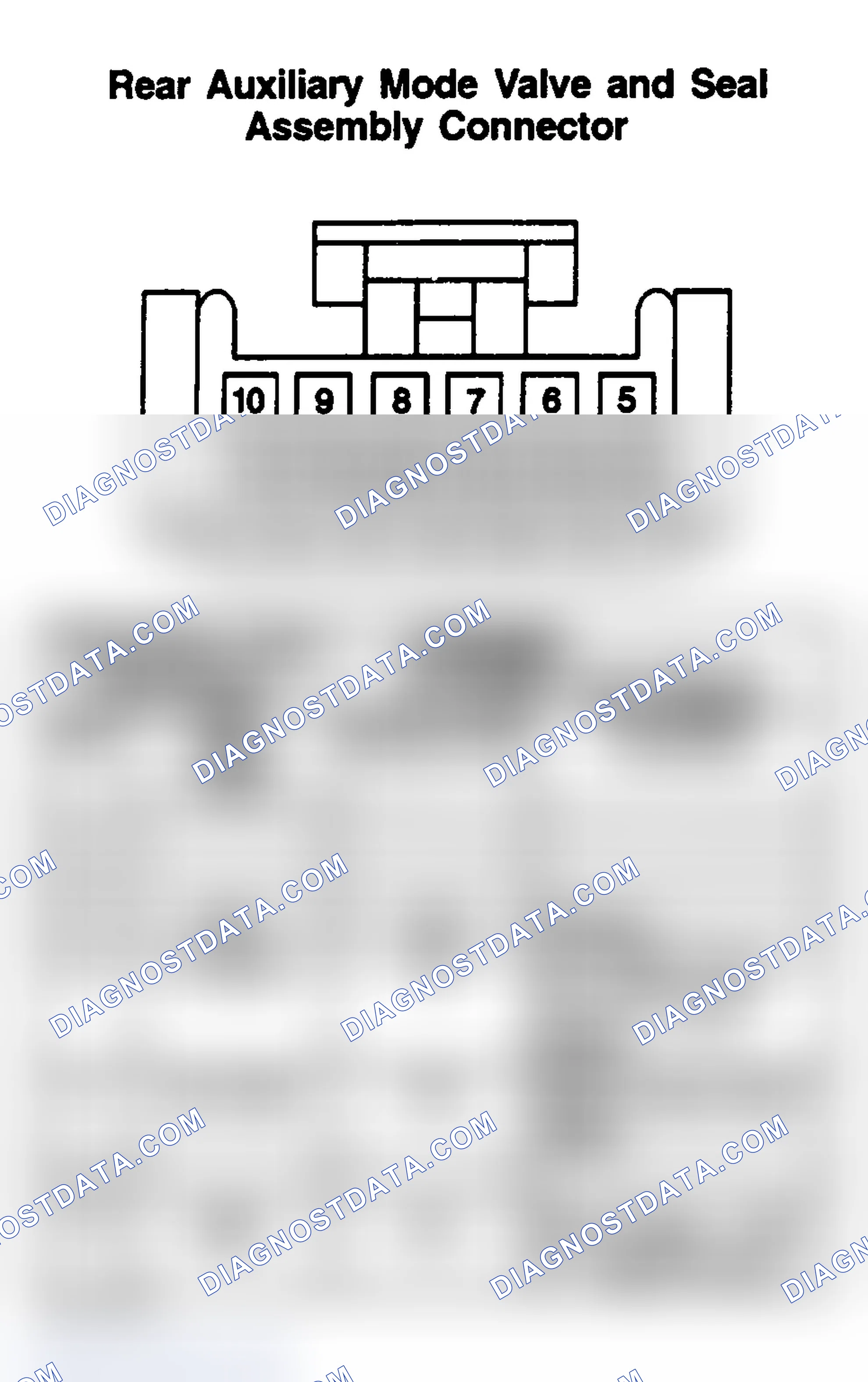 Scheme 235: REAR AUXILIARY MODE VALVE & SEAL ASSEMBLY