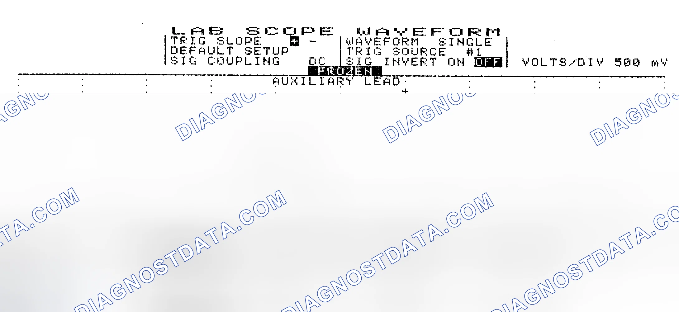 Scheme 10: Single Injector w/Excessive Current Flow - Current Pattern