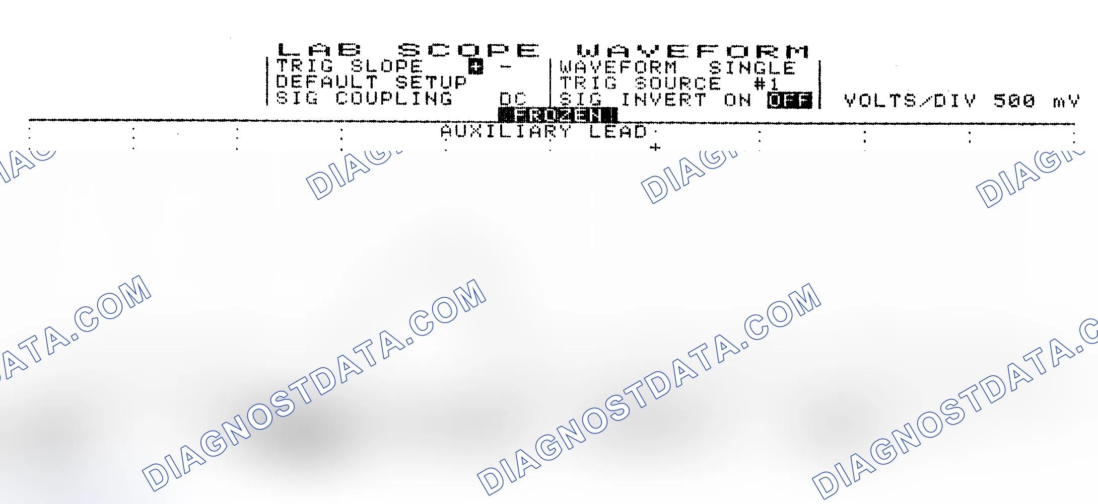 Scheme 10: Single Injector w/Excessive Current Flow - Current Pattern