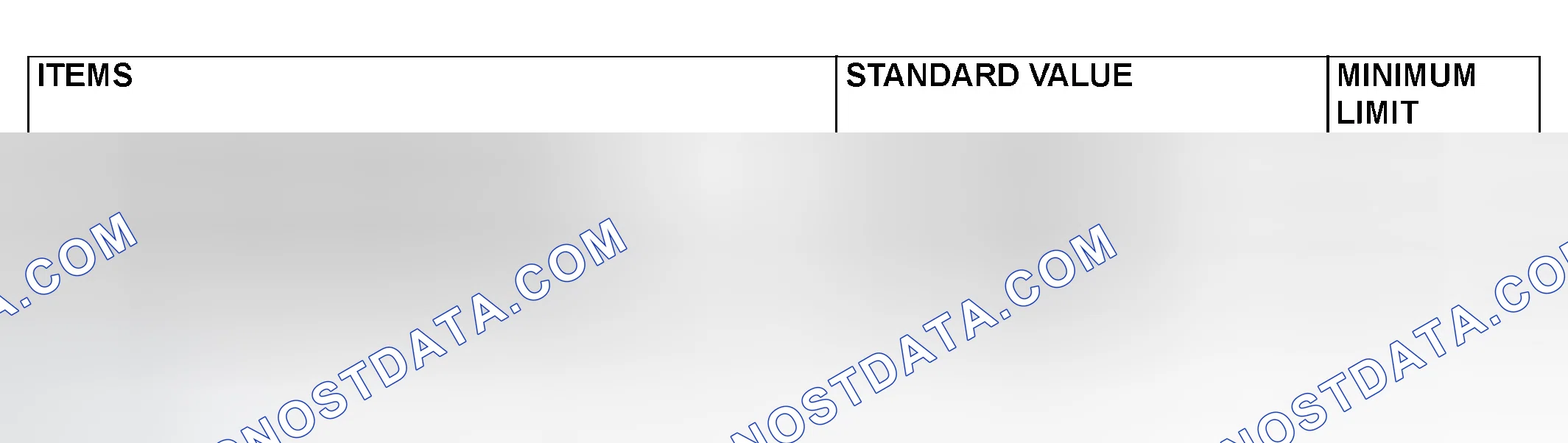Scheme 212: SERVICE SPECIFICATIONS