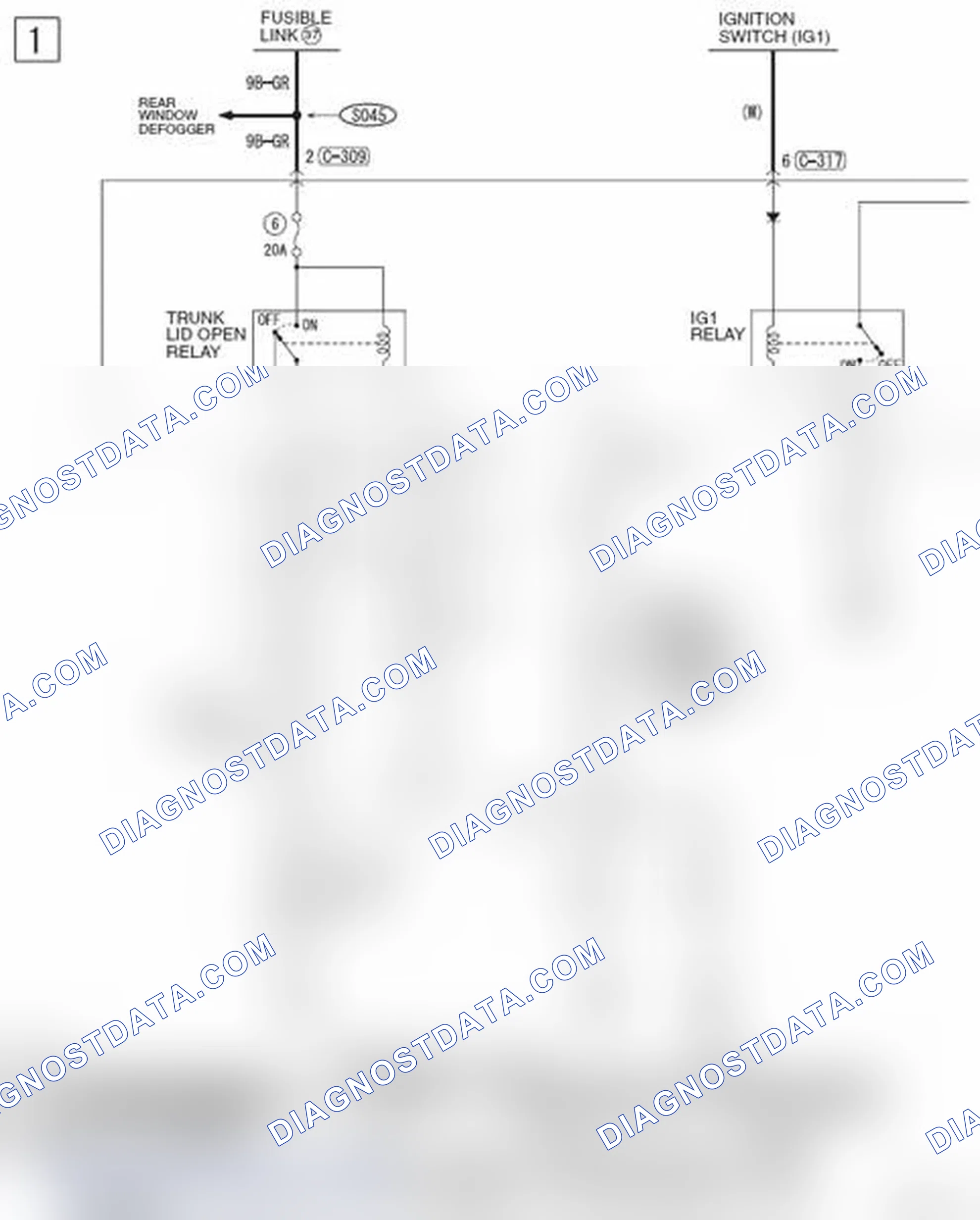 Scheme 299: TRUNK LID OPENER