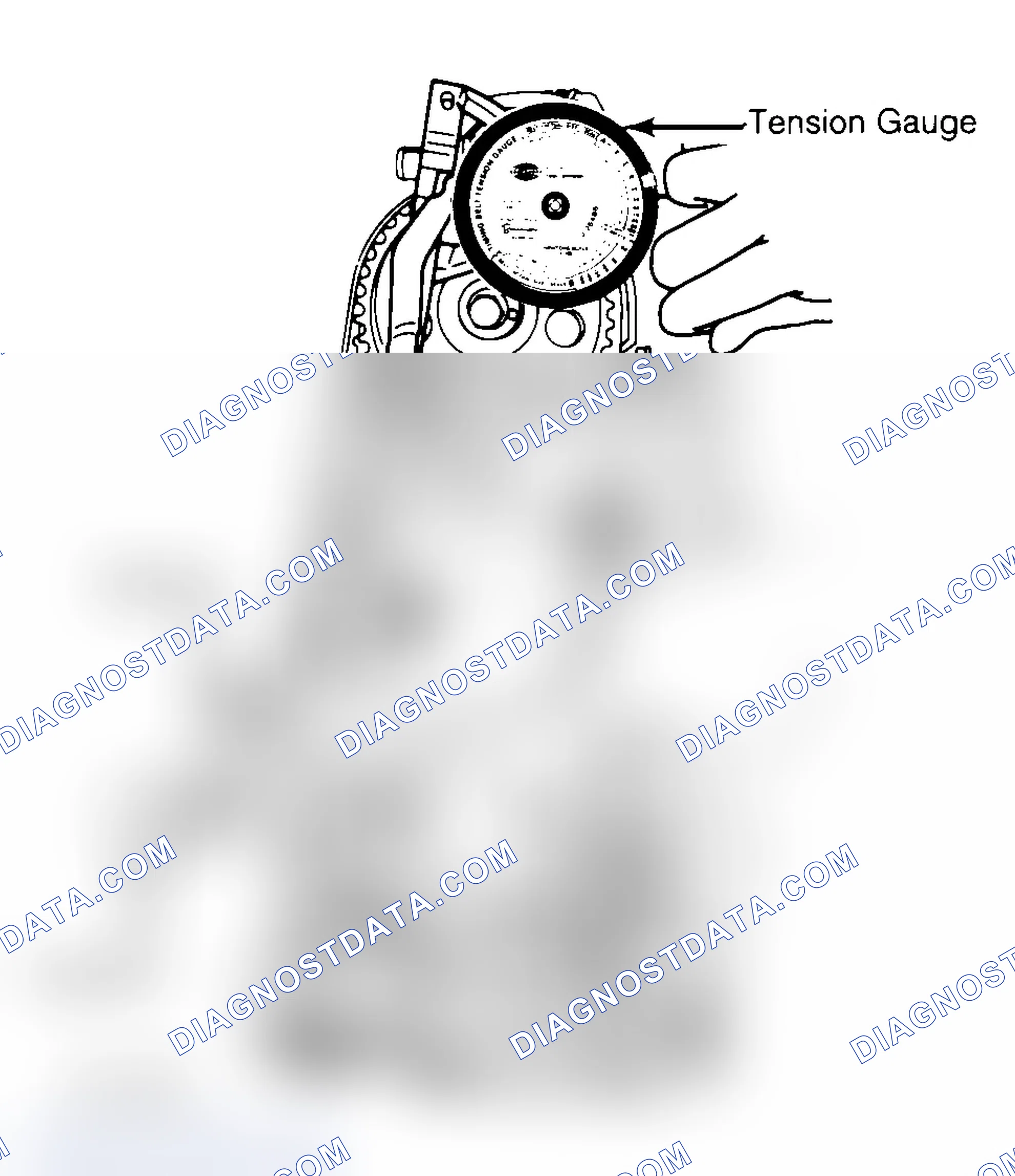 Scheme 28: Adjusting Typical Timing Belt Tension