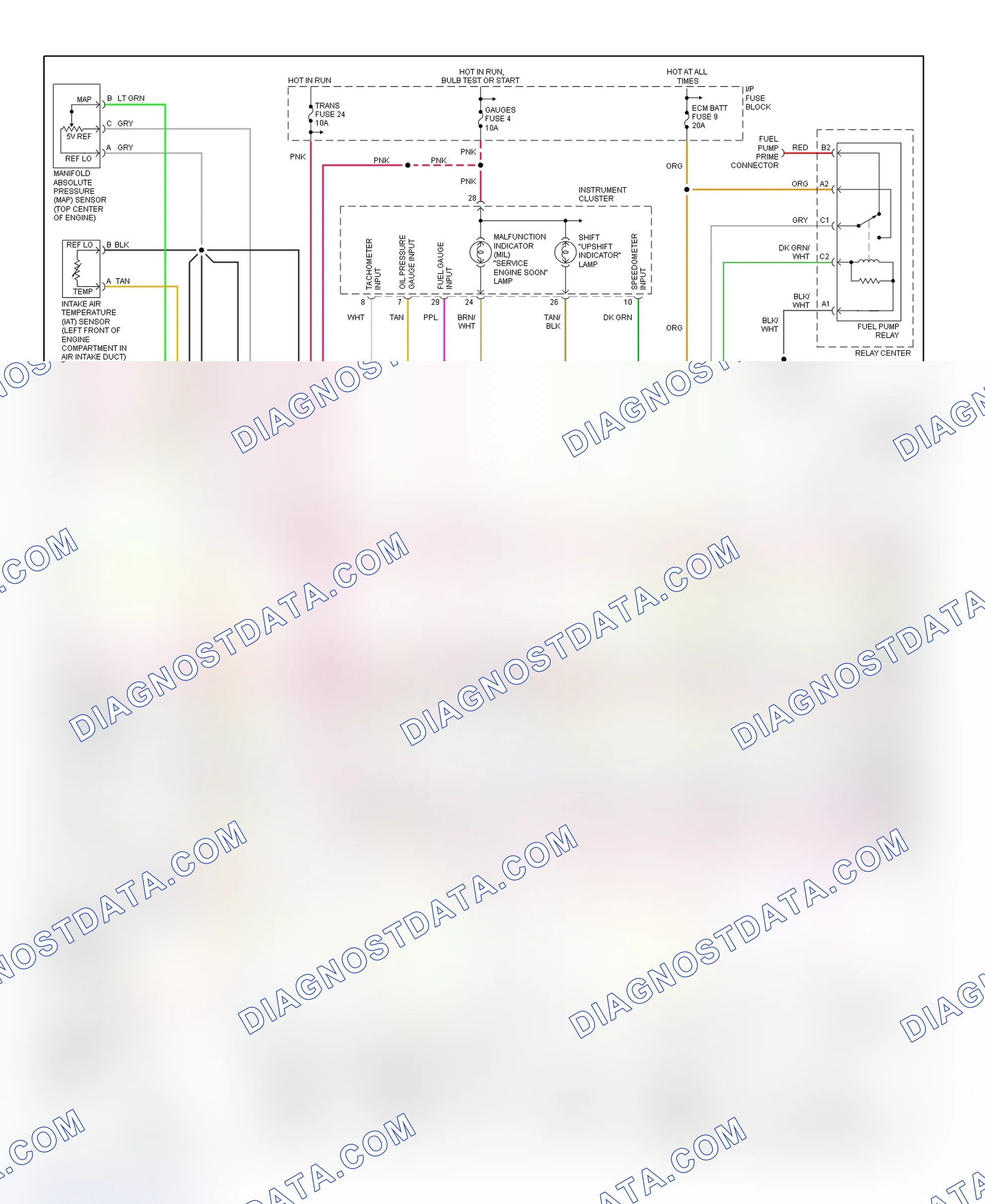 Scheme 3: 4.3L (VINs X & W) VCM Wiring Diagram (3 Of 4)