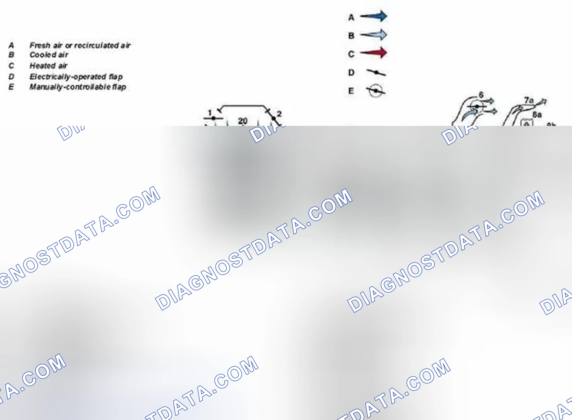 Scheme 117: Identifying Automatic Air Conditioning (AAC) Cooling Mode, Interior Heated Up