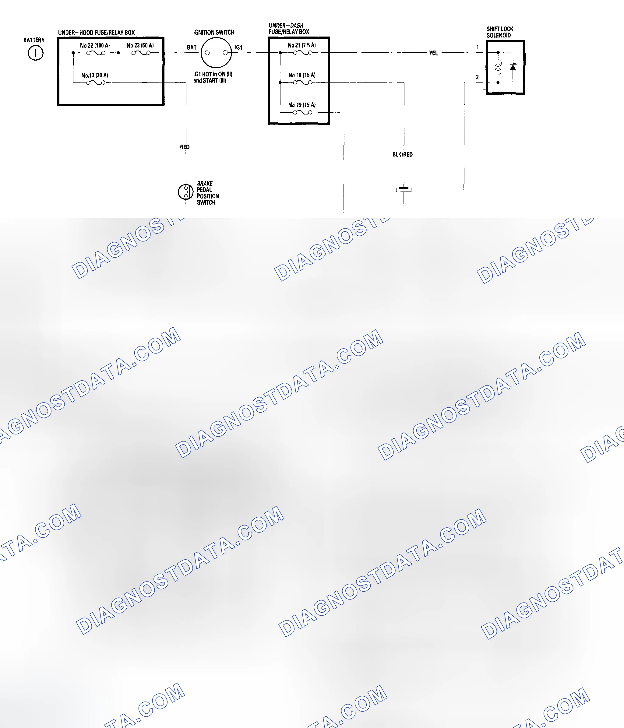 Scheme 915: Circuit Diagram - PCM A/T Control System