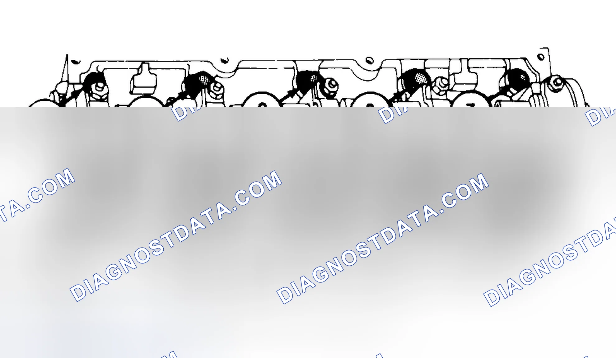 Scheme 7: Typical Cylinder Head Tightening or Loosening Sequence