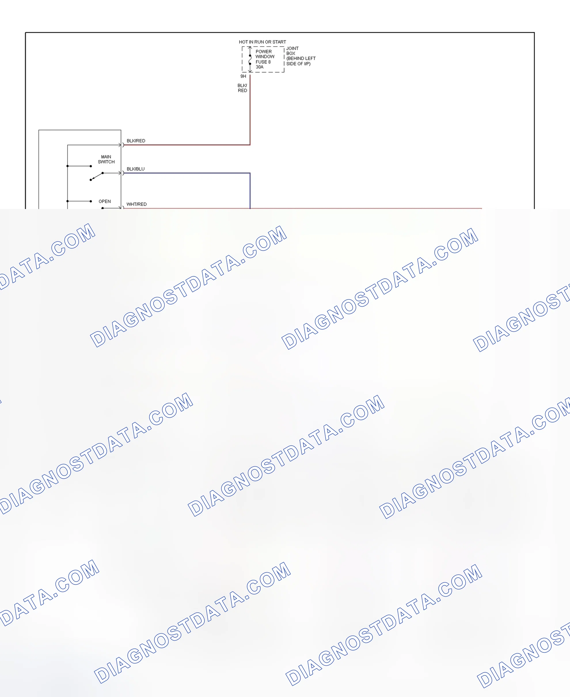 Scheme 5: Power Window Circuit (626)