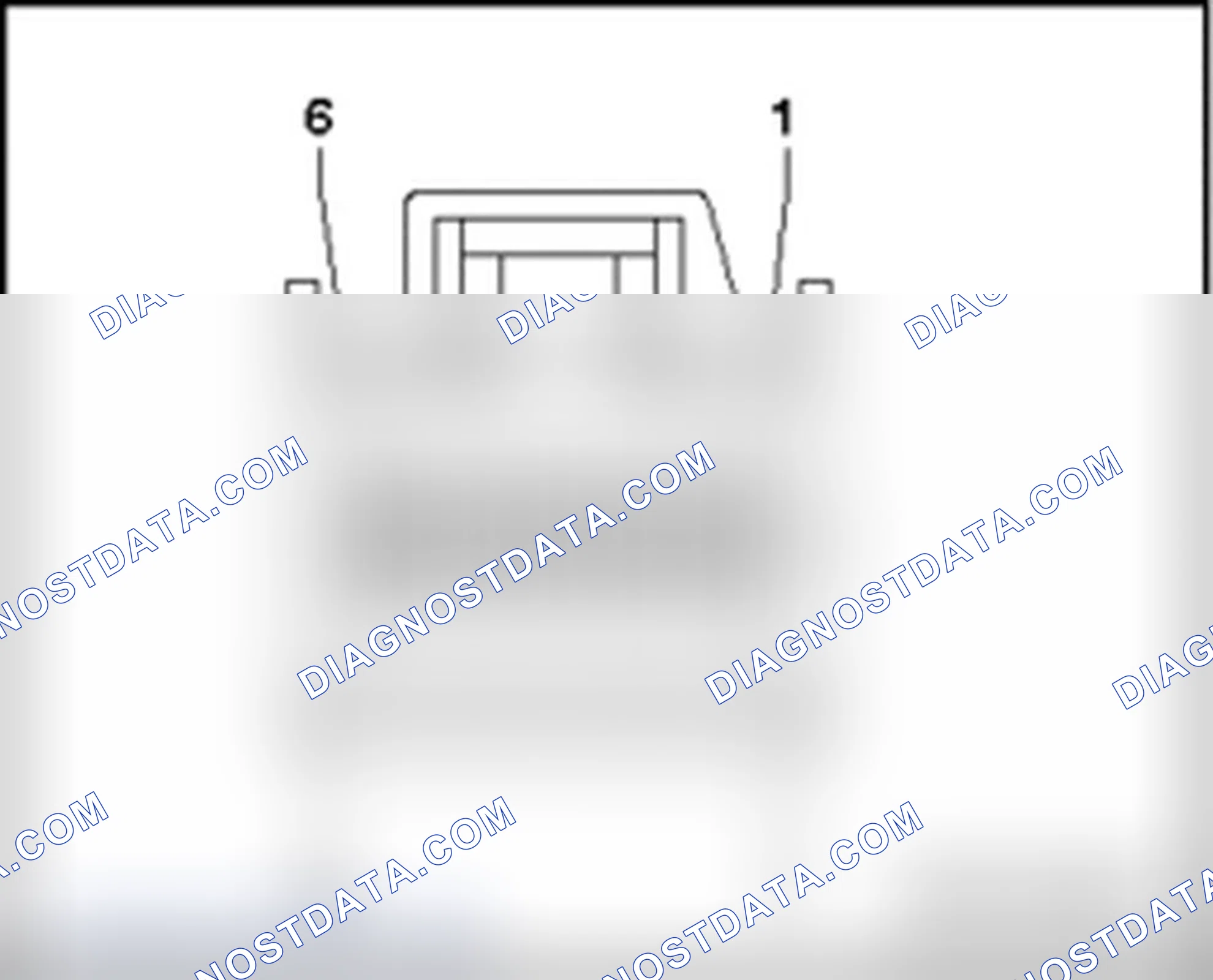 Scheme 178: Monitor cable beneath seat, connector assignment