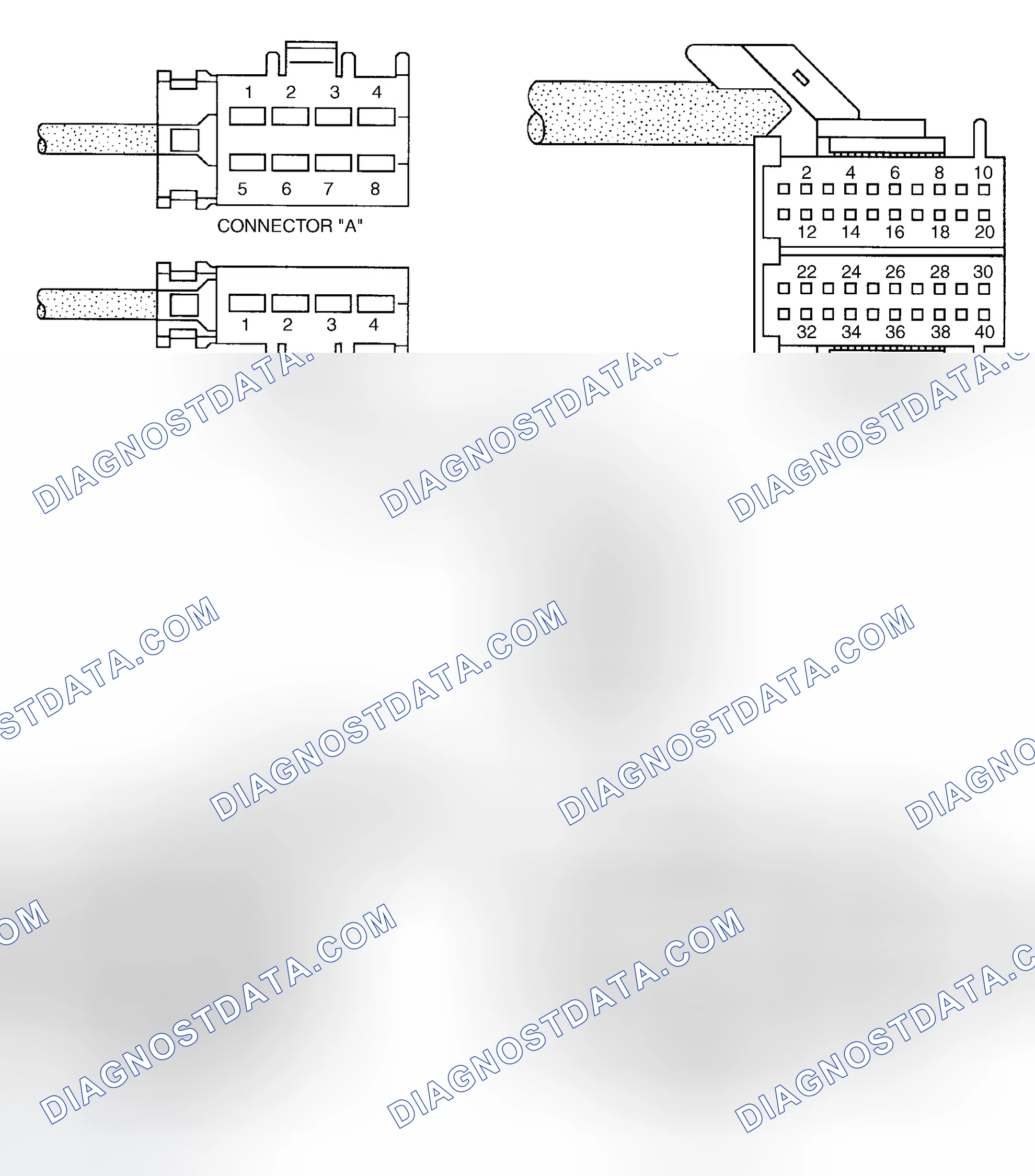 Scheme 1: ECM CONNECTOR IDENTIFICATION