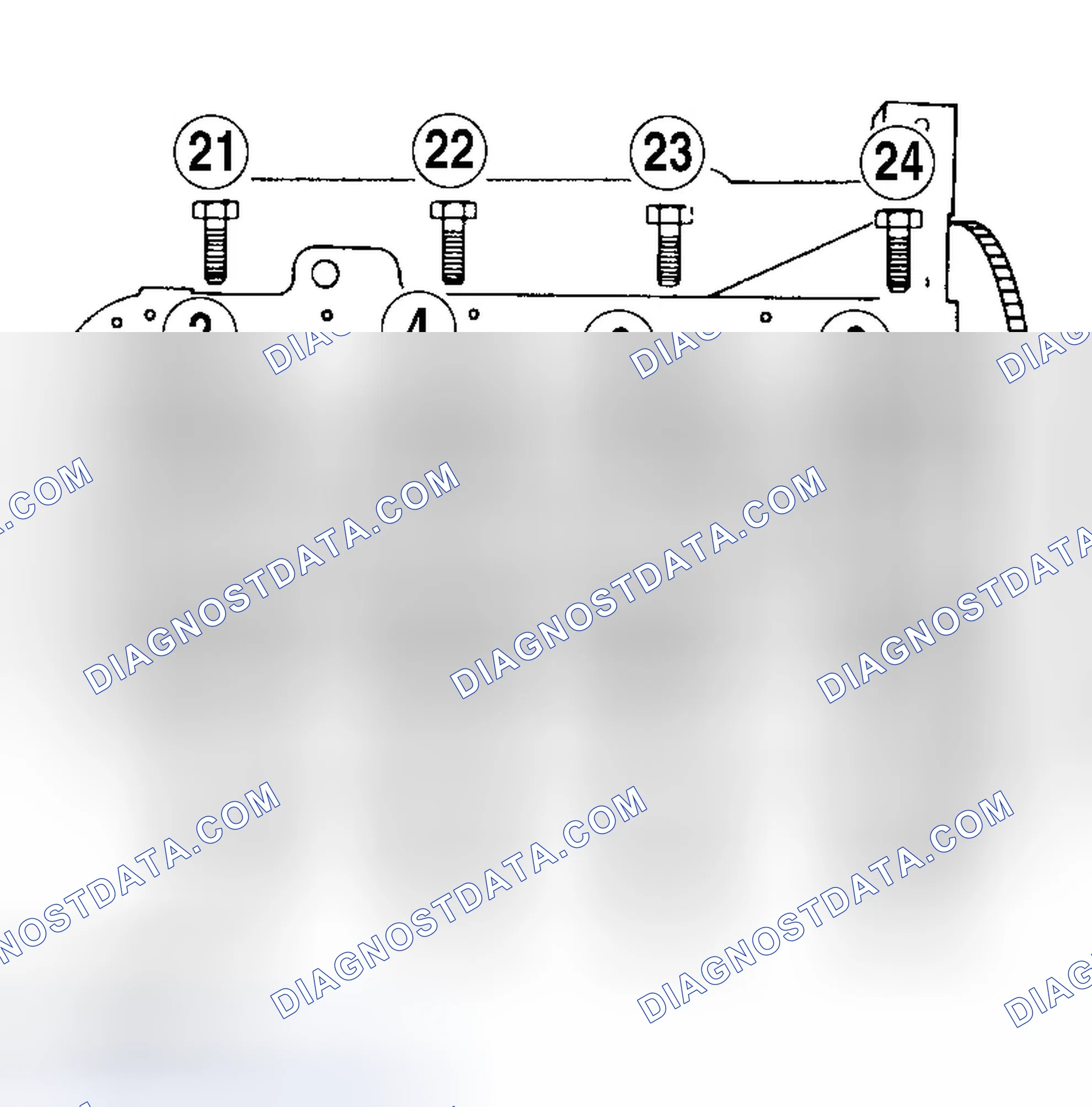 Scheme 3: MAIN BEARING BOLT INSTALLATION SEQUENCE