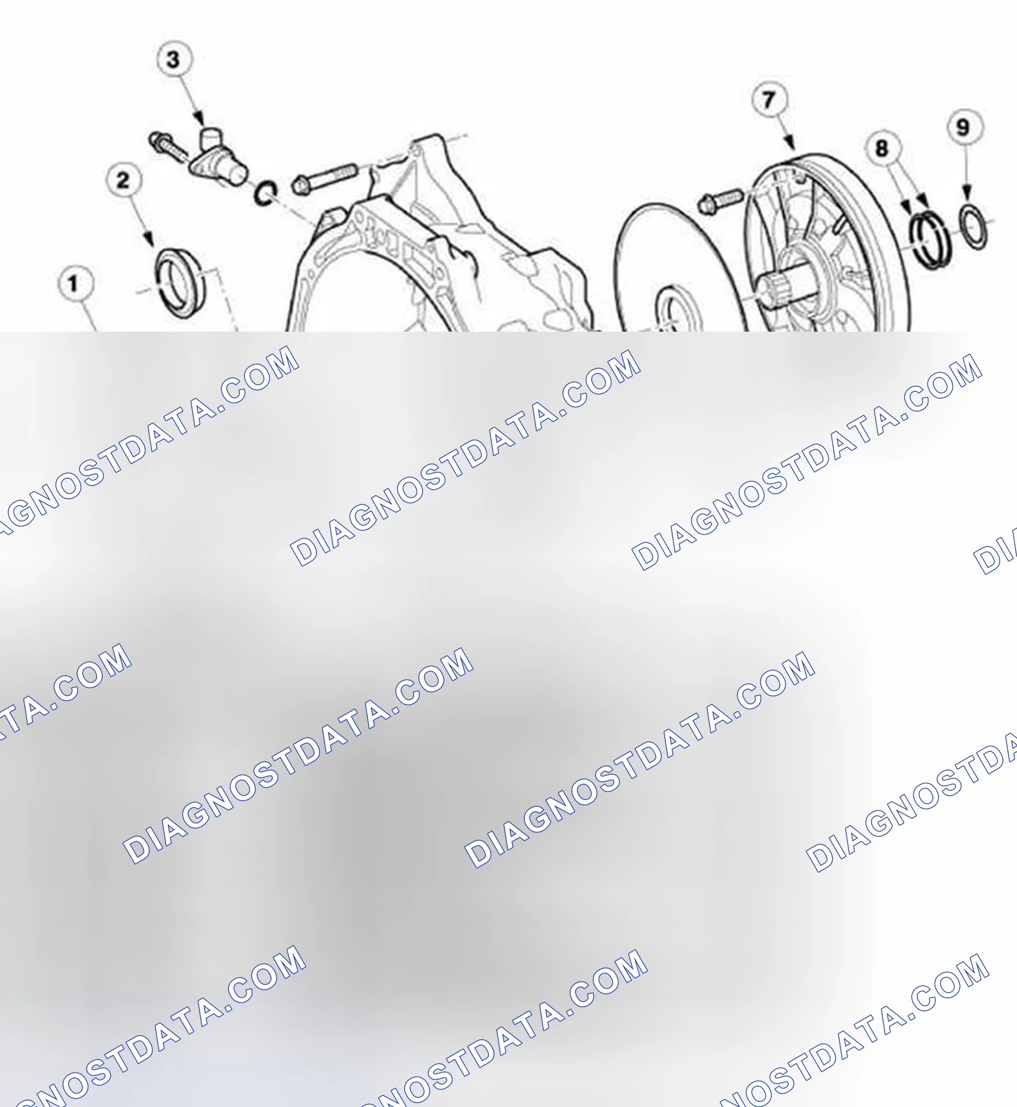 Scheme 124: Converter Housing With Converter Assembly And Fluid Pump Assembly (2.0L)