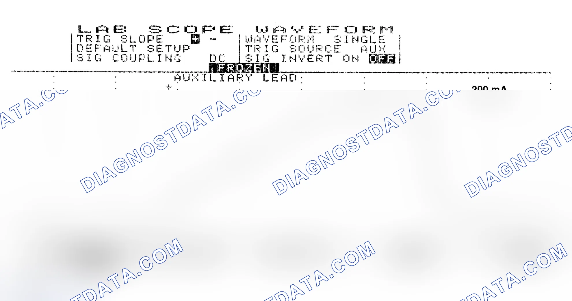 Scheme 13: Single Injector w/Normal Current Flow - Current Pattern