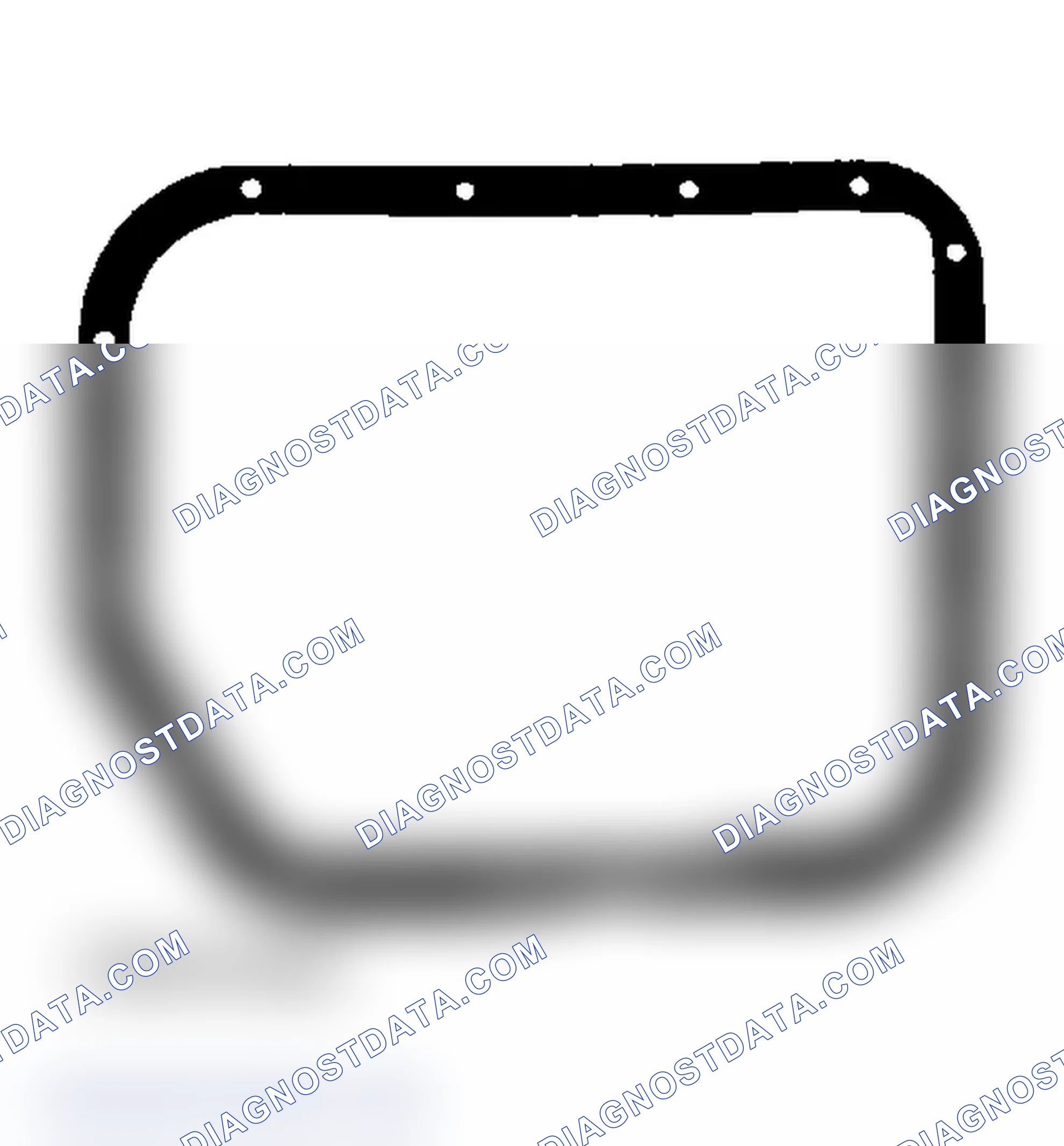 Scheme 1: Identifying Oil Pan Gasket (32RH, 42RE & 44RE)