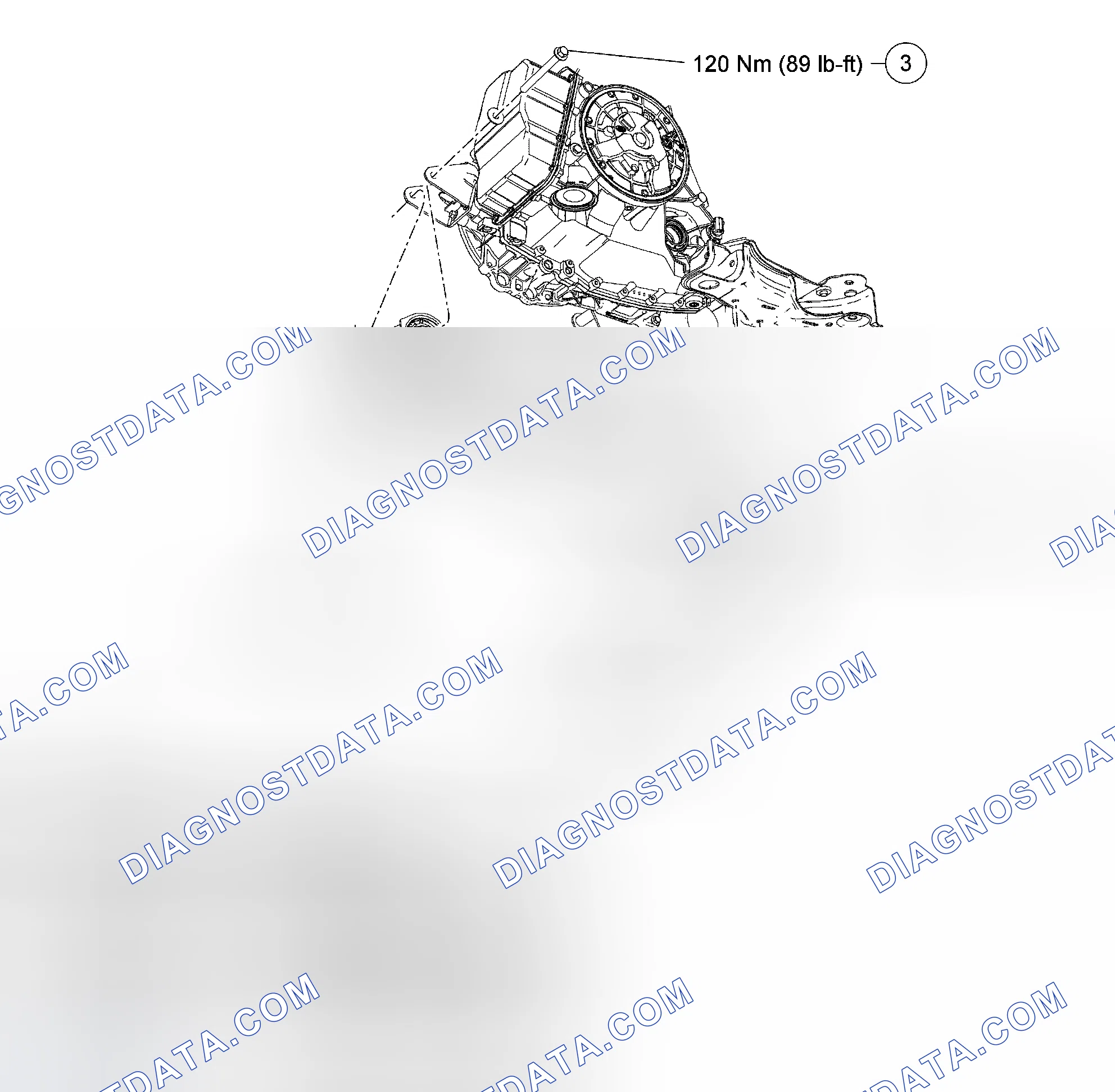 Scheme 87: Transaxle Support Insulator - Lower, Front