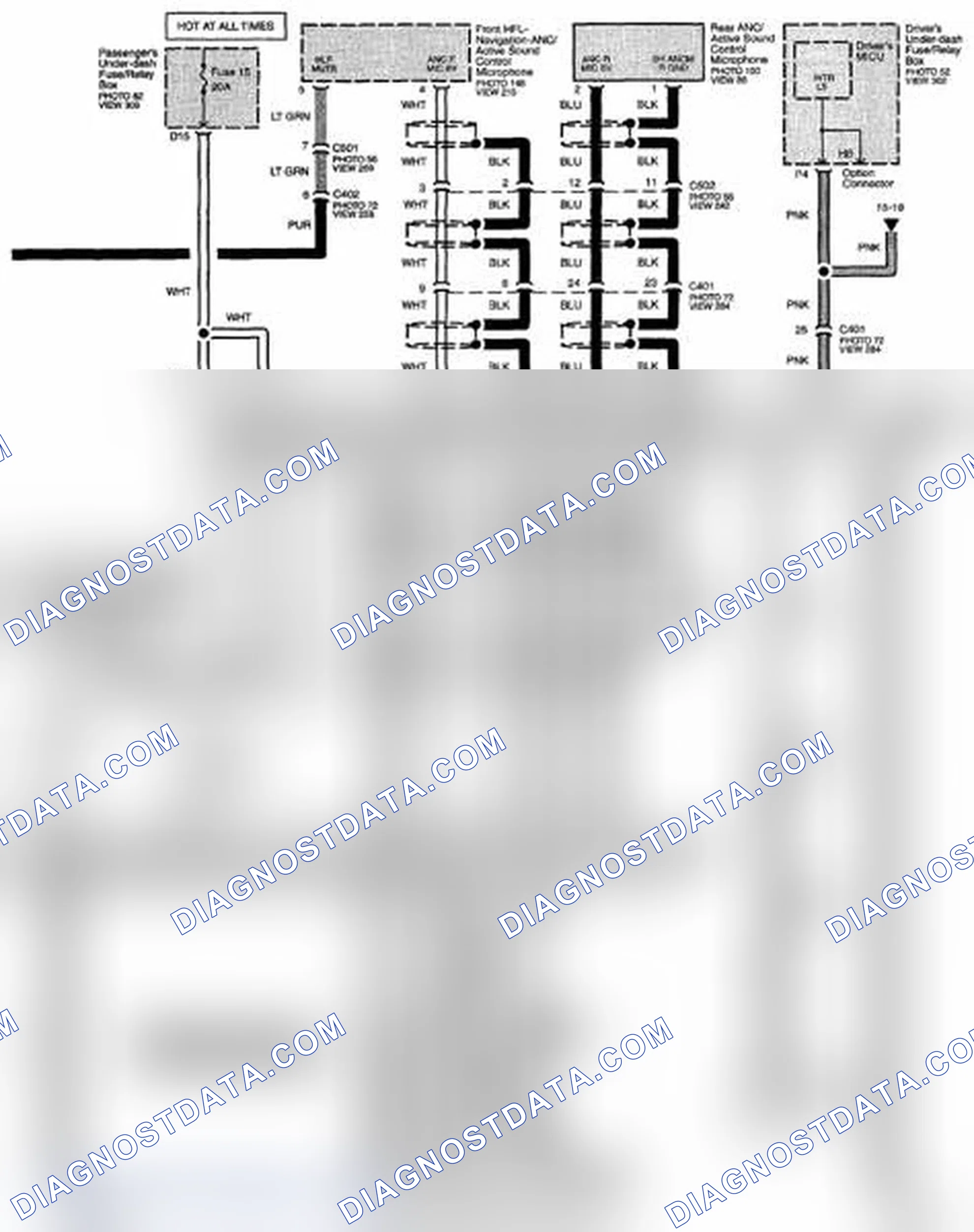 Scheme 305: Audio System Circuit Diagram - Navigation (Page 150-12)