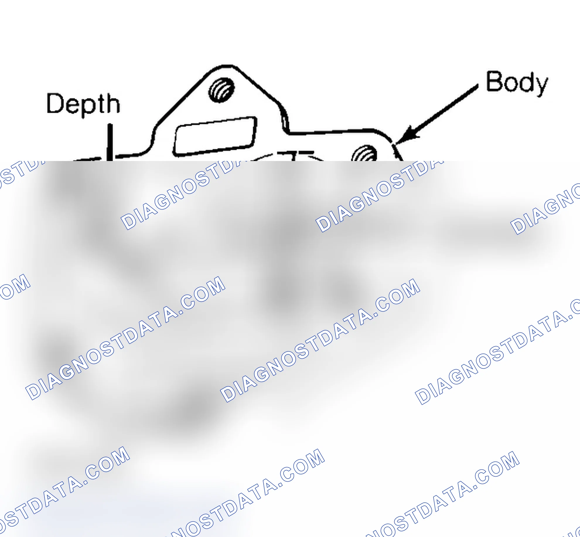 Scheme 35: Measuring Oil Pump Gear Cavity