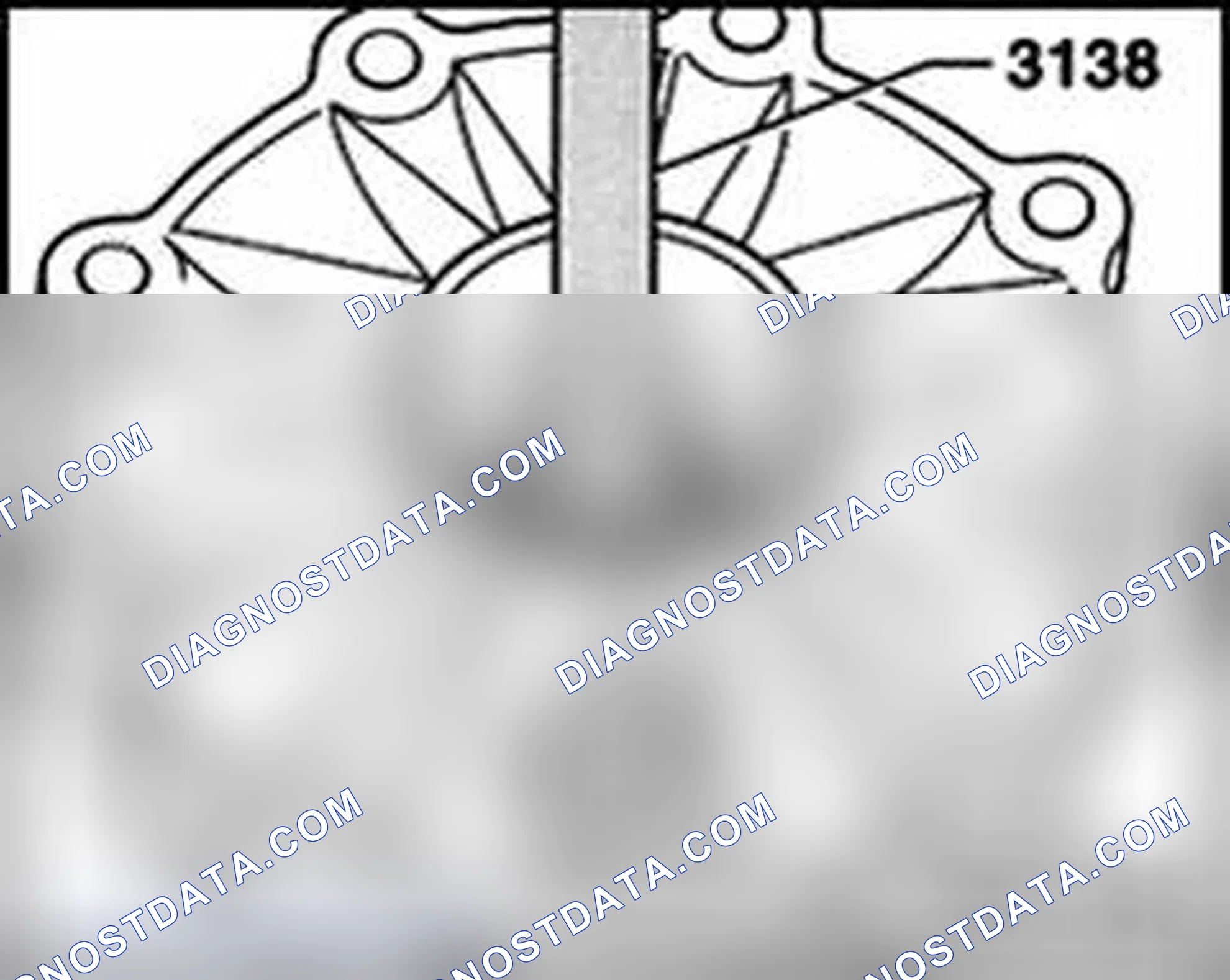Scheme 635: Driving out outer race for large taper roller bearing out of cover