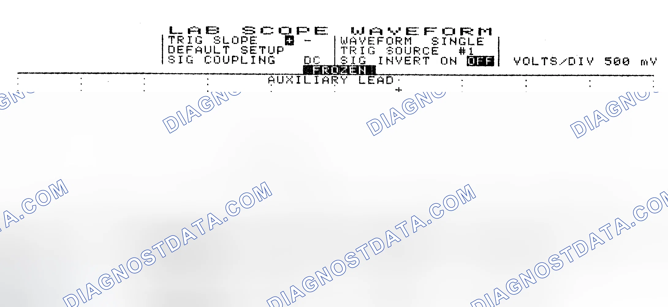 Scheme 10: Single Injector w/Excessive Current Flow - Current Pattern