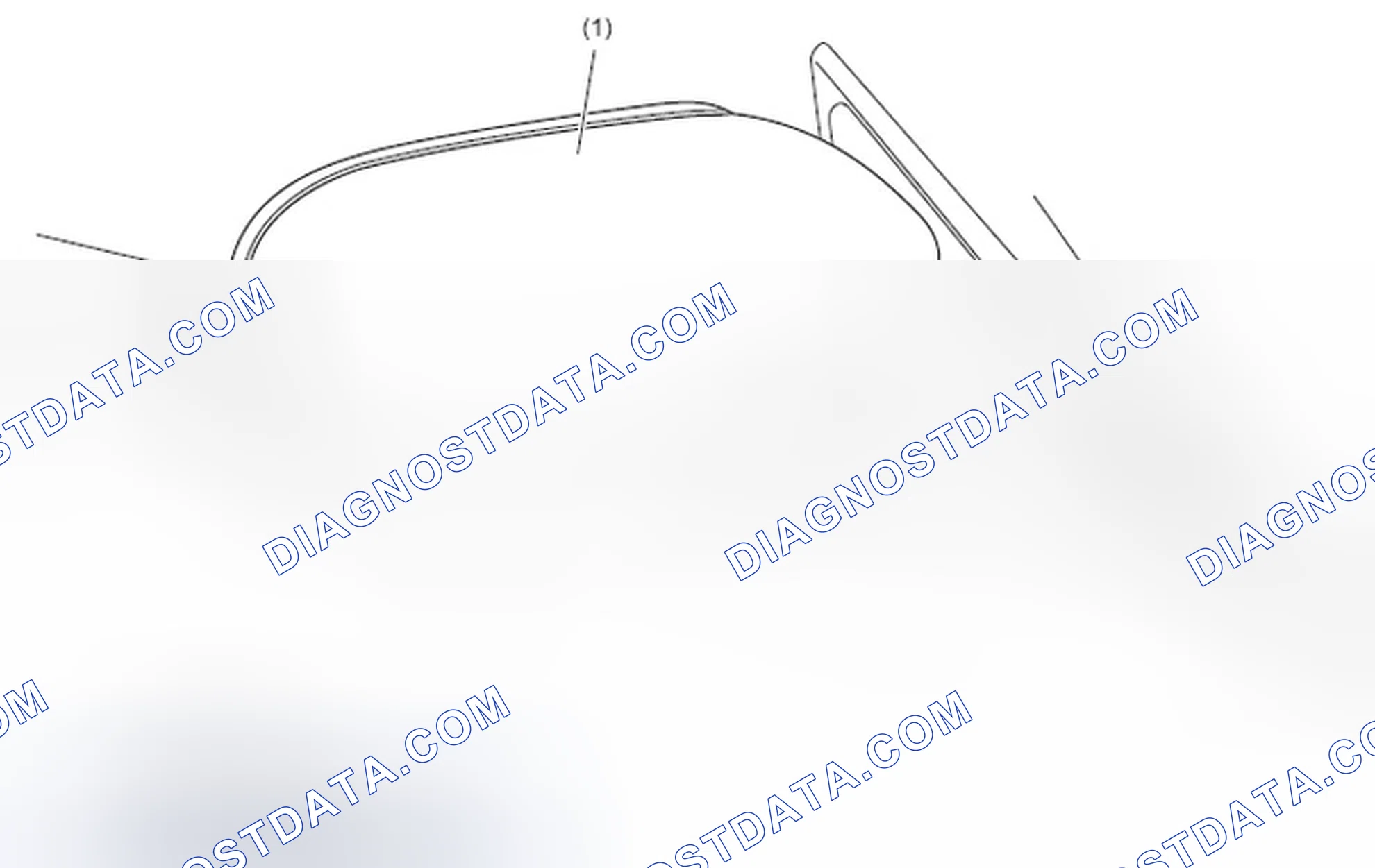 Scheme 4: Identifying Door Mirror Scalp Cap, Groove And Side Turn Signal Light