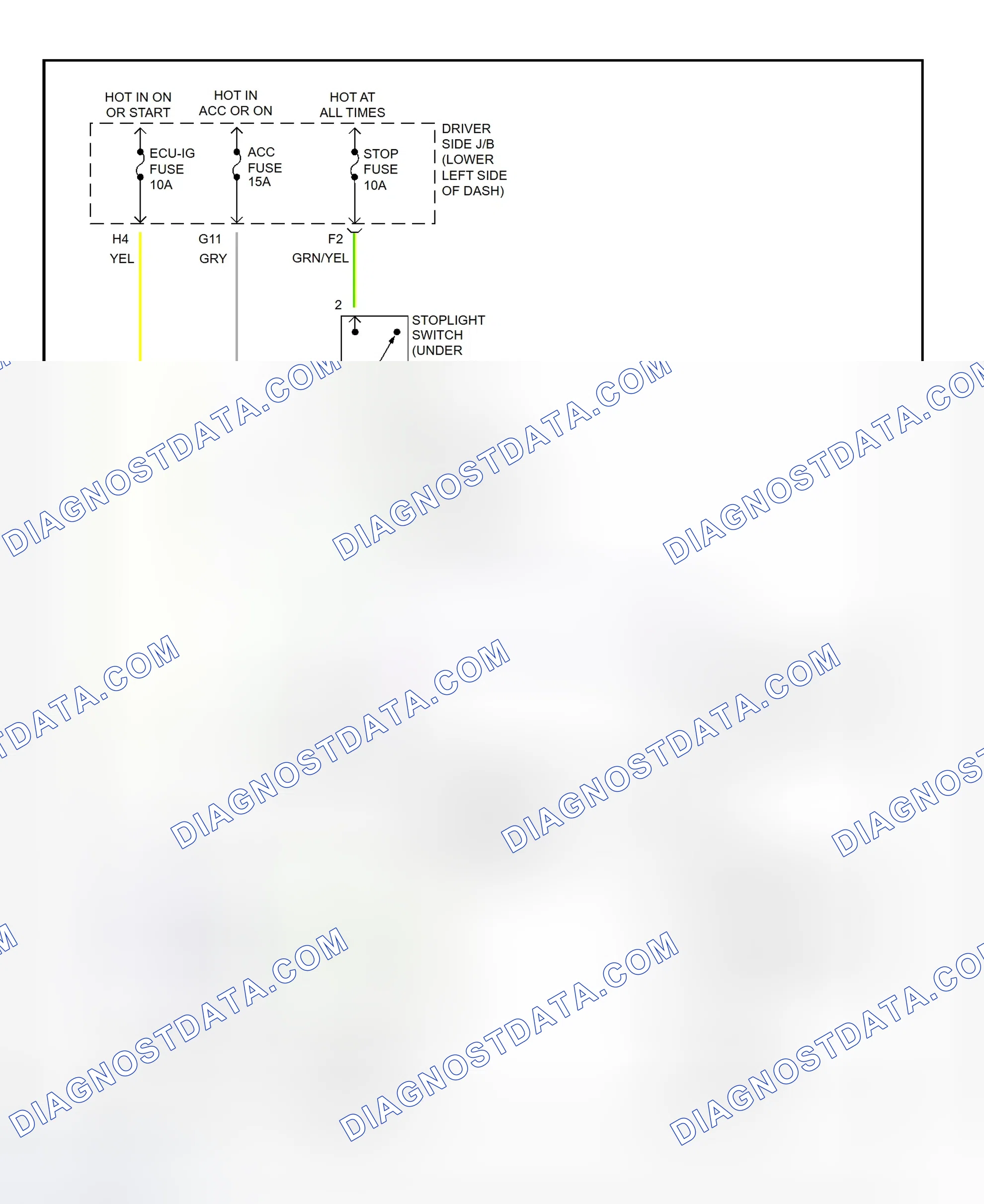 Scheme 328: Shift Interlock System Wiring Diagram (2002 - Toyota 4Runner)