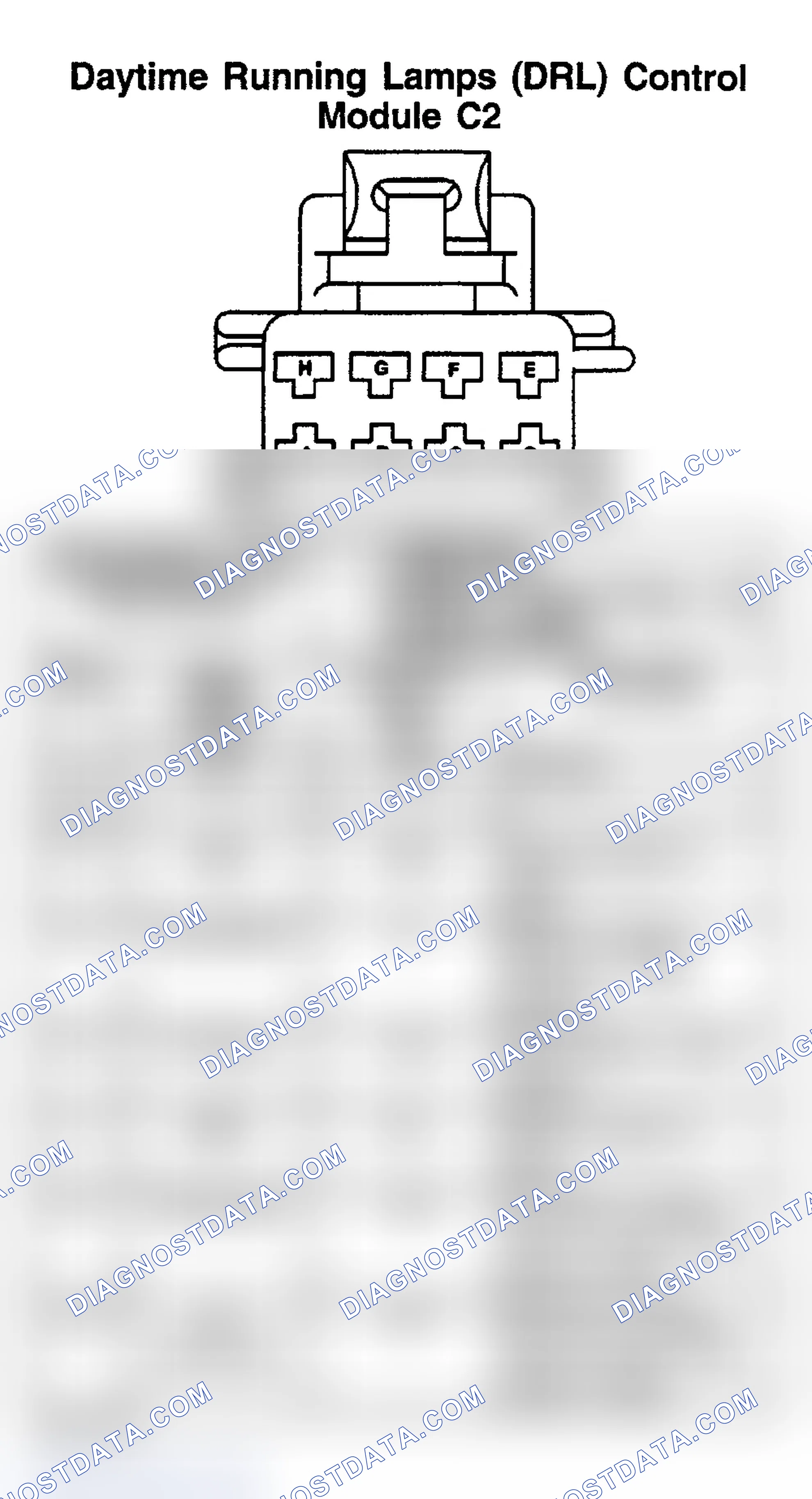 Scheme 49: DAYTIME RUNNING LAMPS (DRL) CONTROL MODULE C2
