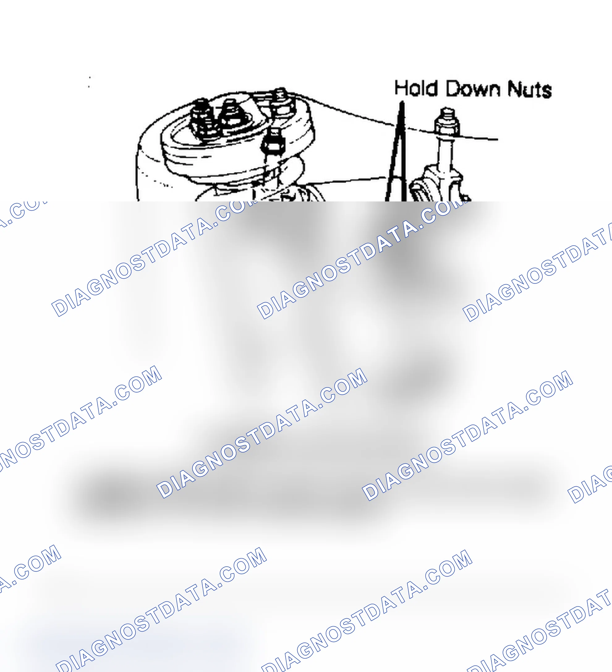 Scheme 4: Camber adjustment. Loosen hold down nuts on the control arm and position in or out to set camber.