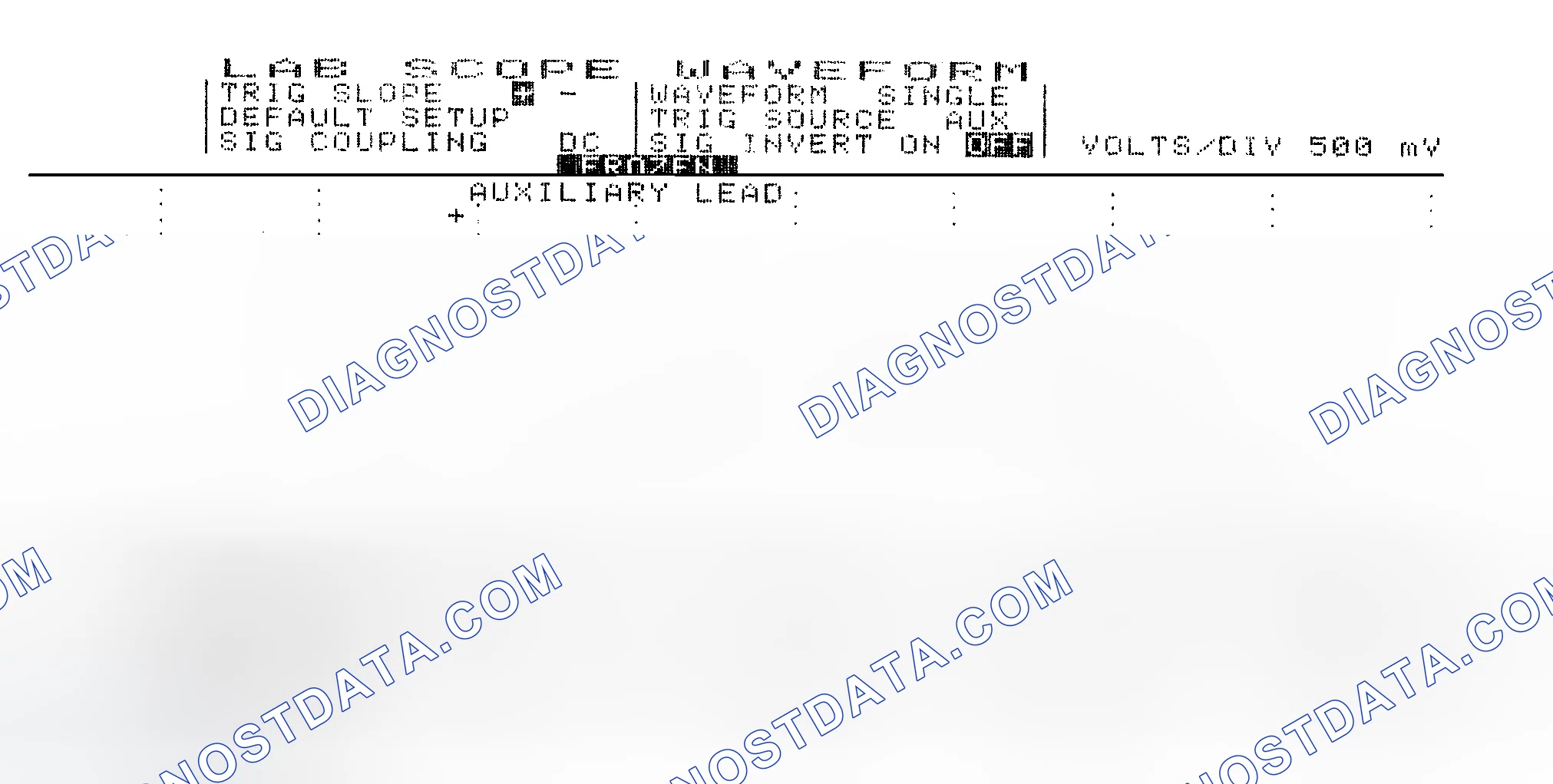 Scheme 14: Single Injector w/Excessive Current Flow - Current Pattern