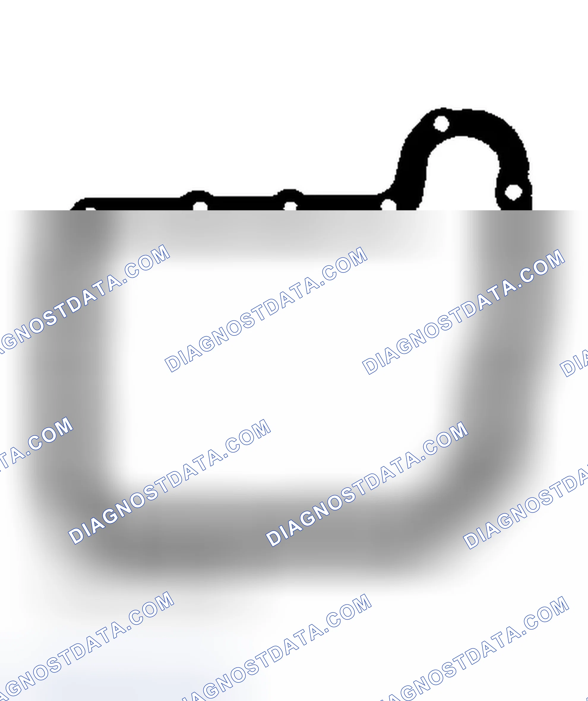 Scheme 7: Identifying Oil Pan Gasket (CD4E)