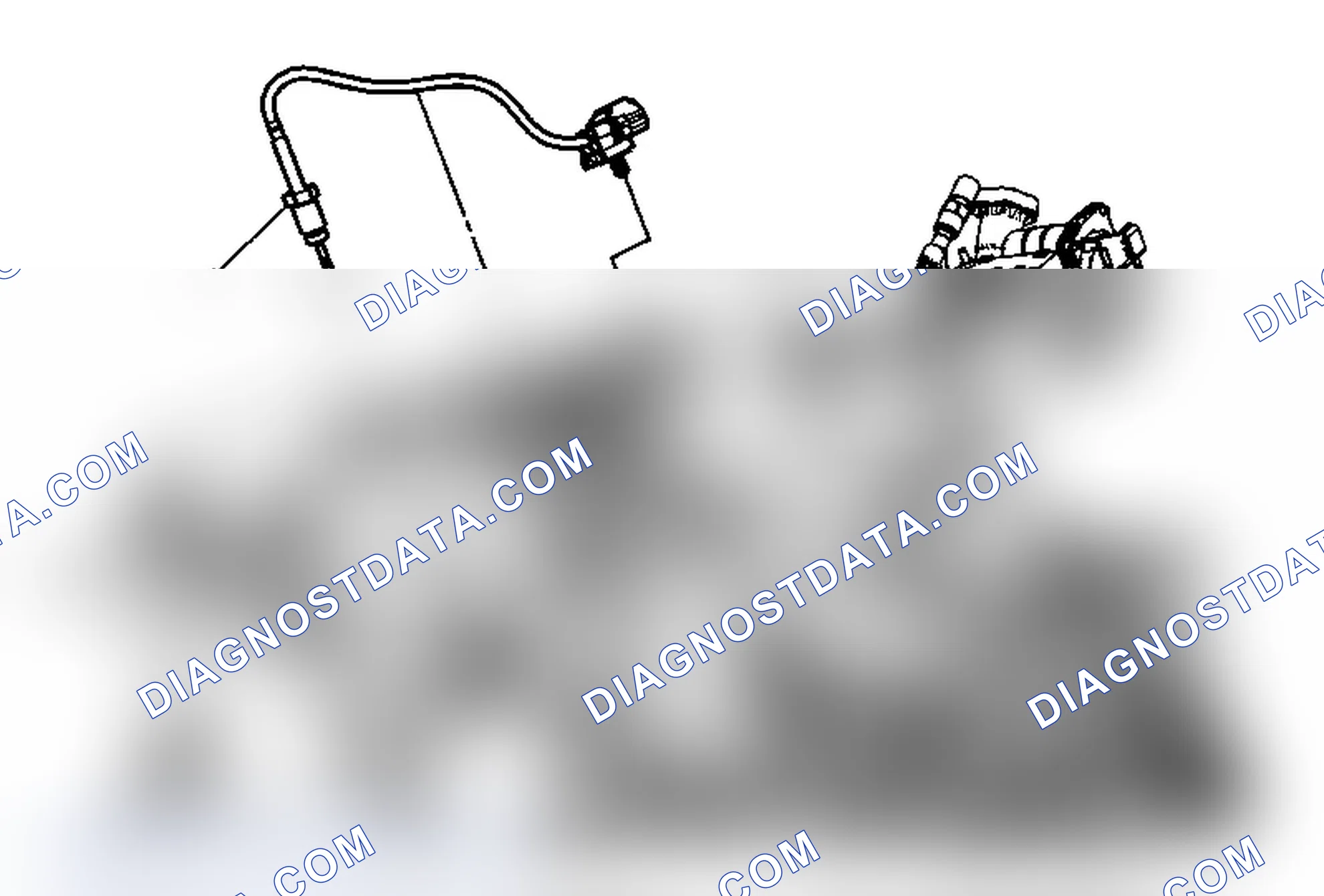 Scheme 117: Exhaust Gas Recirculation Valve Temperature Sensor Replacement - Position 1