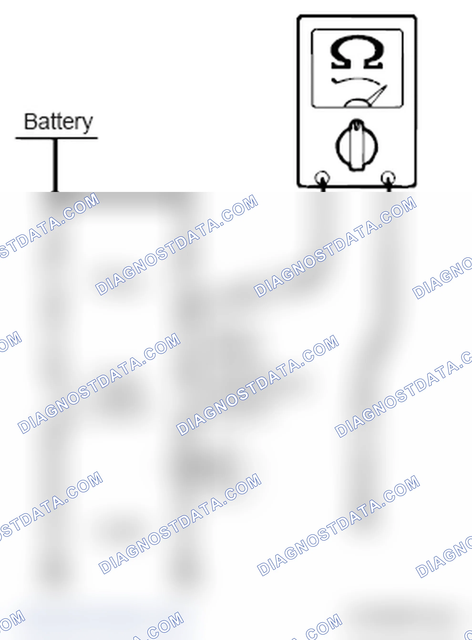 Scheme 14: INSPECTION SERVICE POINTS FOR A BLOWN FUSE