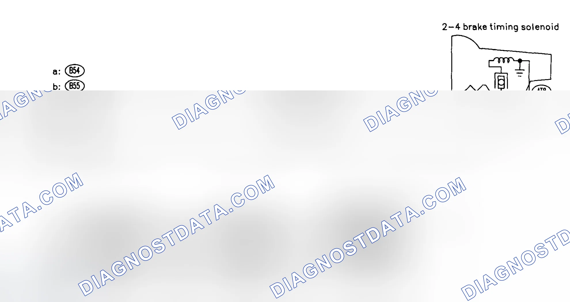 Scheme 507: Output Signal Circuit Of 2-4 Brake Timing Solenoid