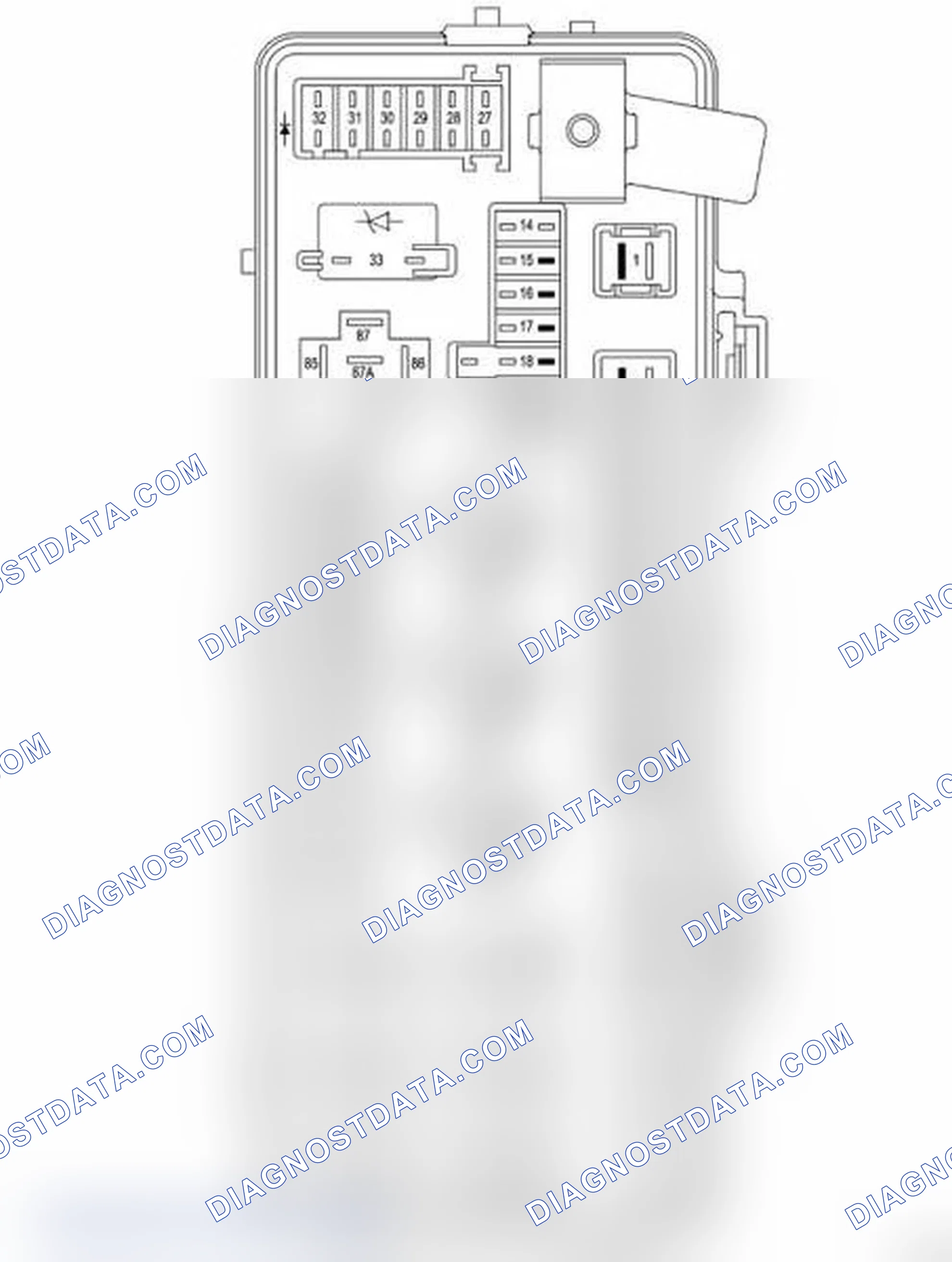 Scheme 6: Rear Power Distribution Center Fuses