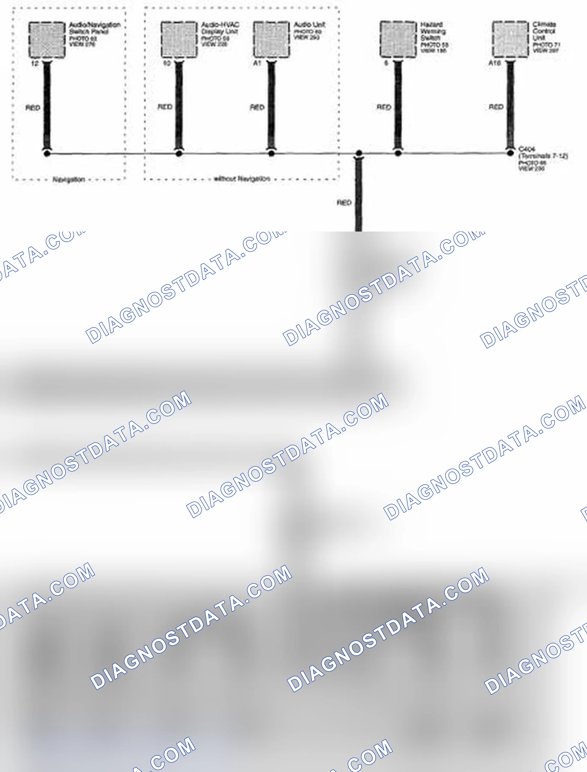 Scheme 130: Illumination (Negative) Circuit Diagram - Bulbs (Page 15-8)