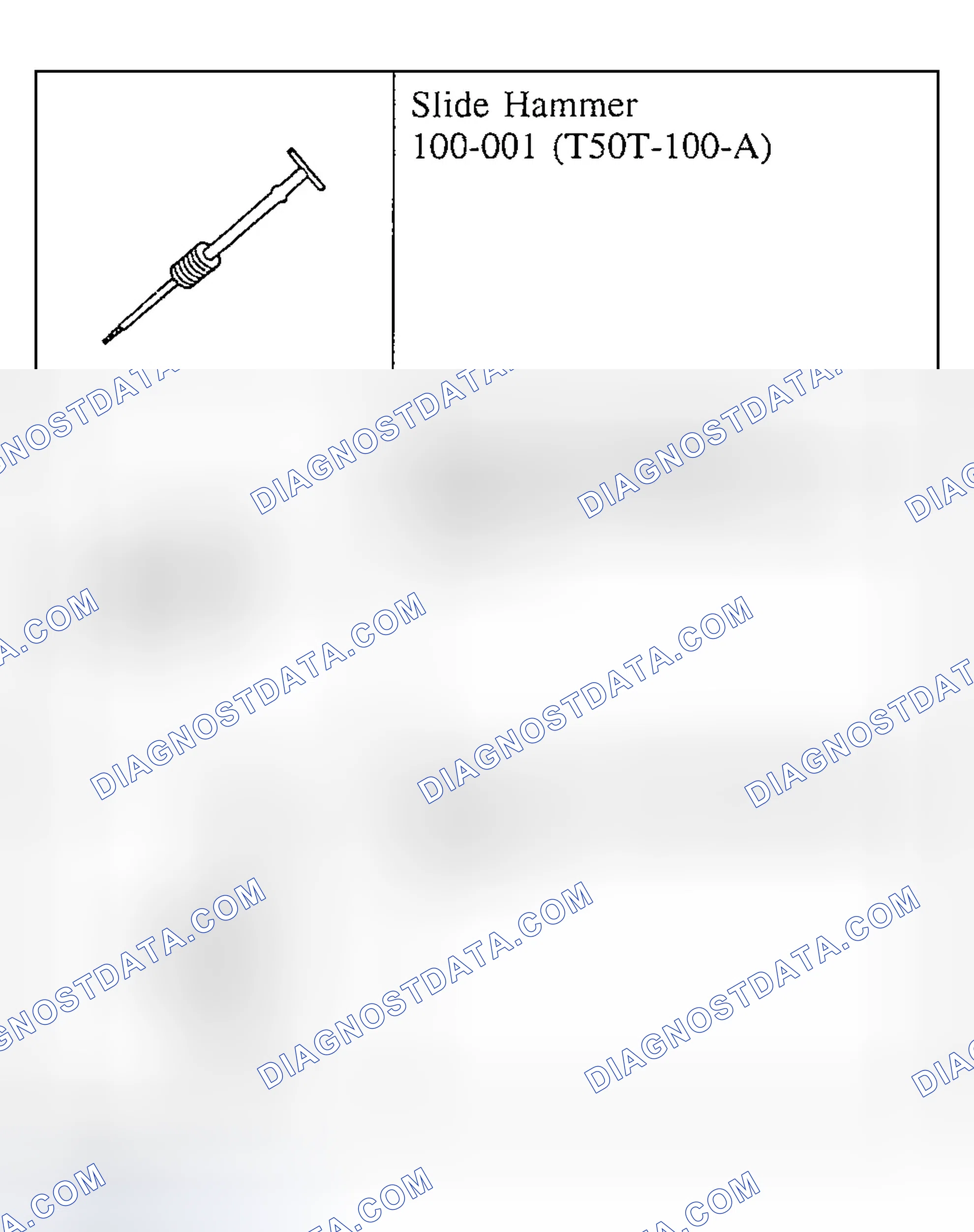 Scheme 272: Special Tool(s)