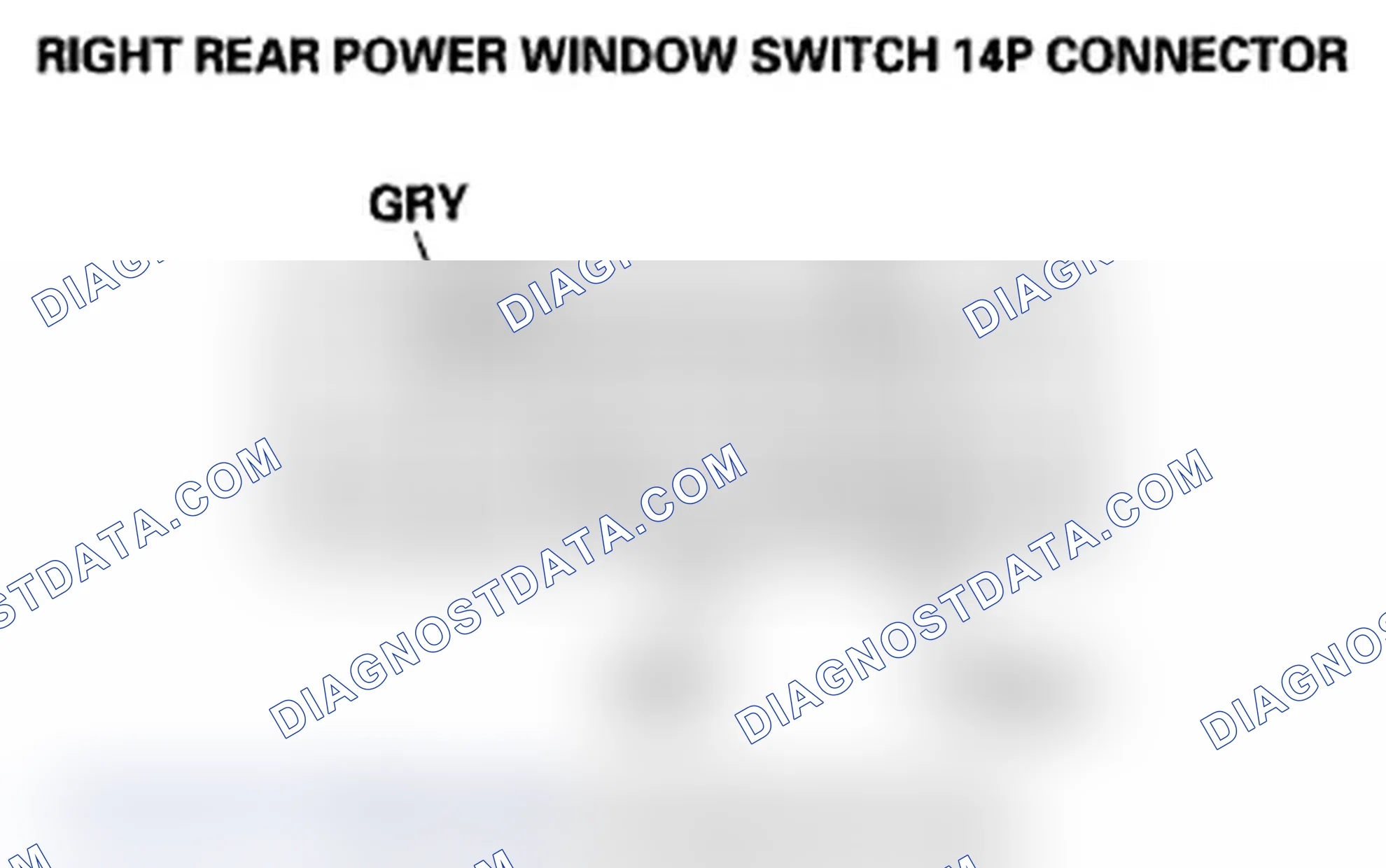 Scheme 39: RIGHT REAR POWER WINDOW SWITCH