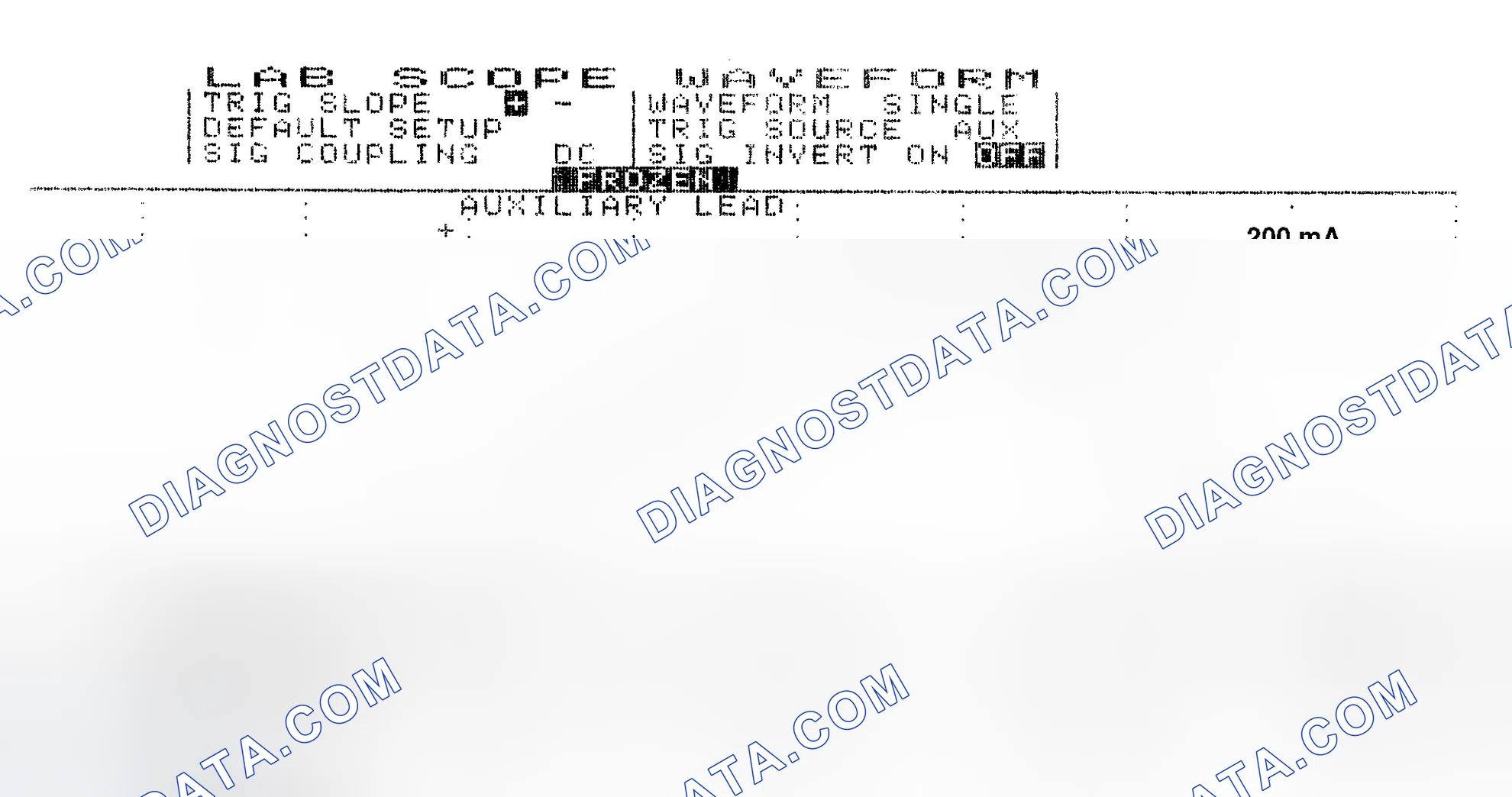 Scheme 13: Single Injector w/Normal Current Flow - Current Pattern