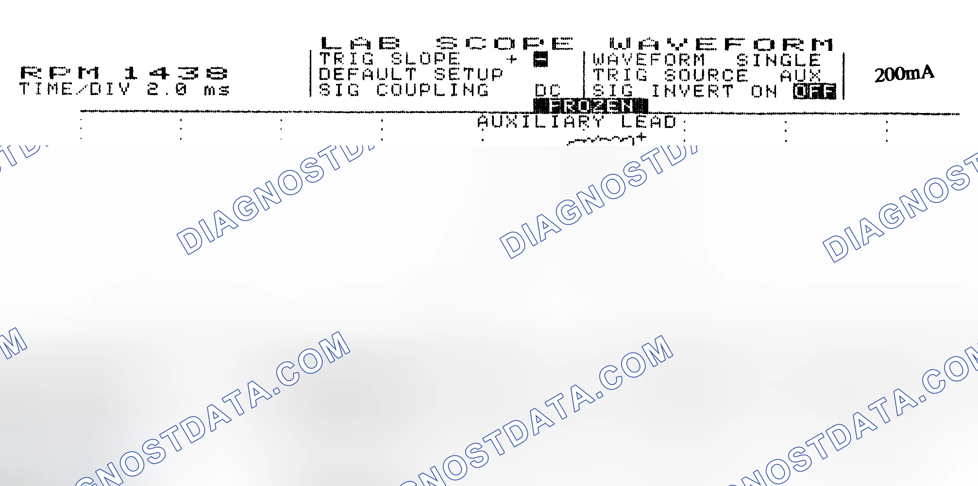 Scheme 15: Single Injector w/Normal Current Flow - Current Pattern