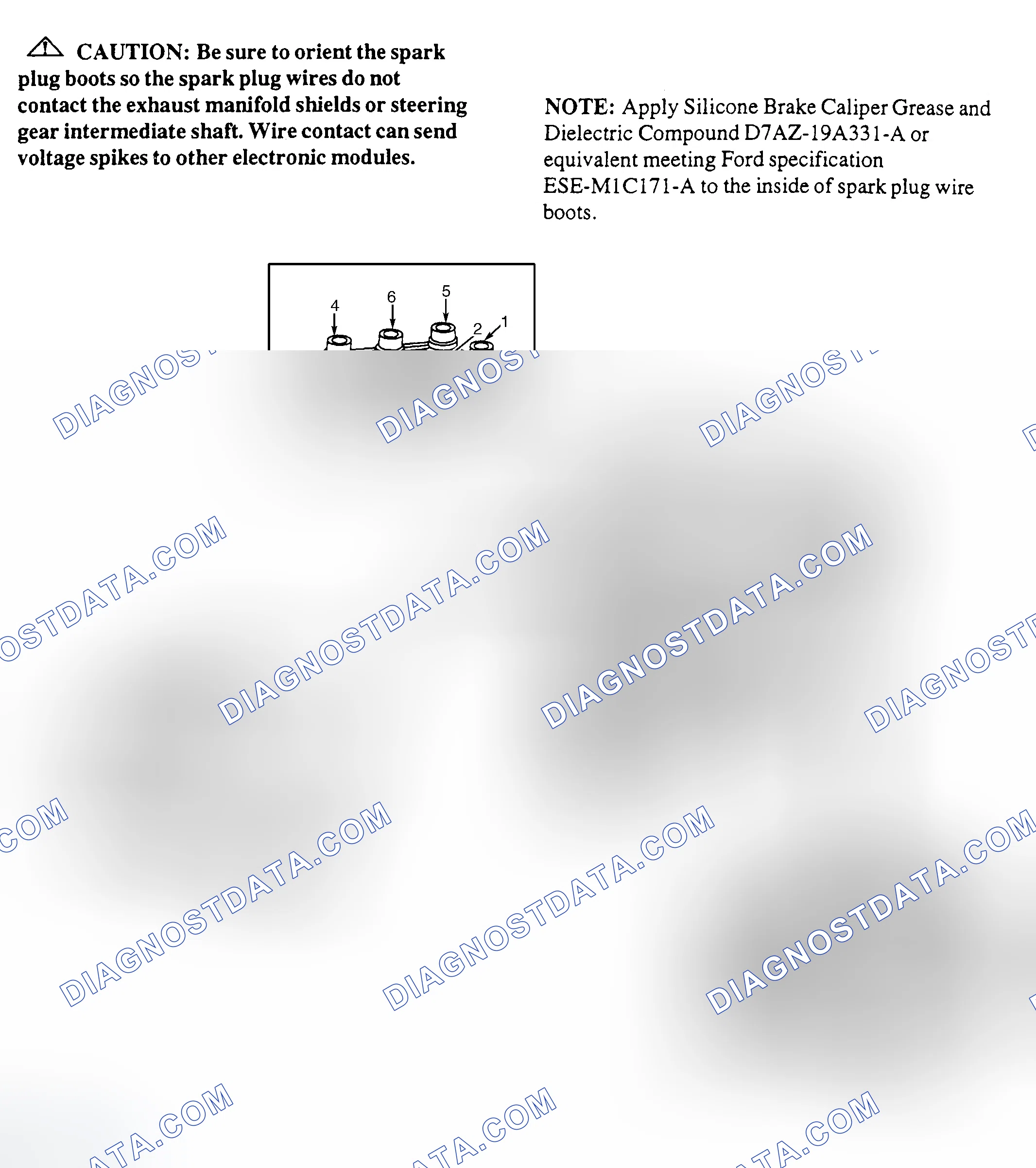 Scheme 11: Spark Plug Wire Routing (4.0L - VIN "E")
