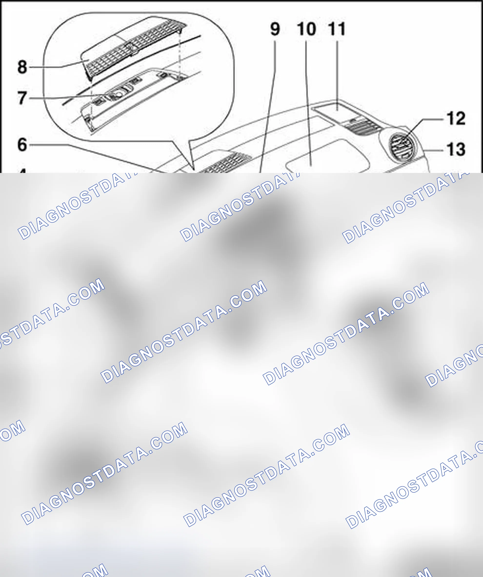Scheme 104: Component locations, assembly overview