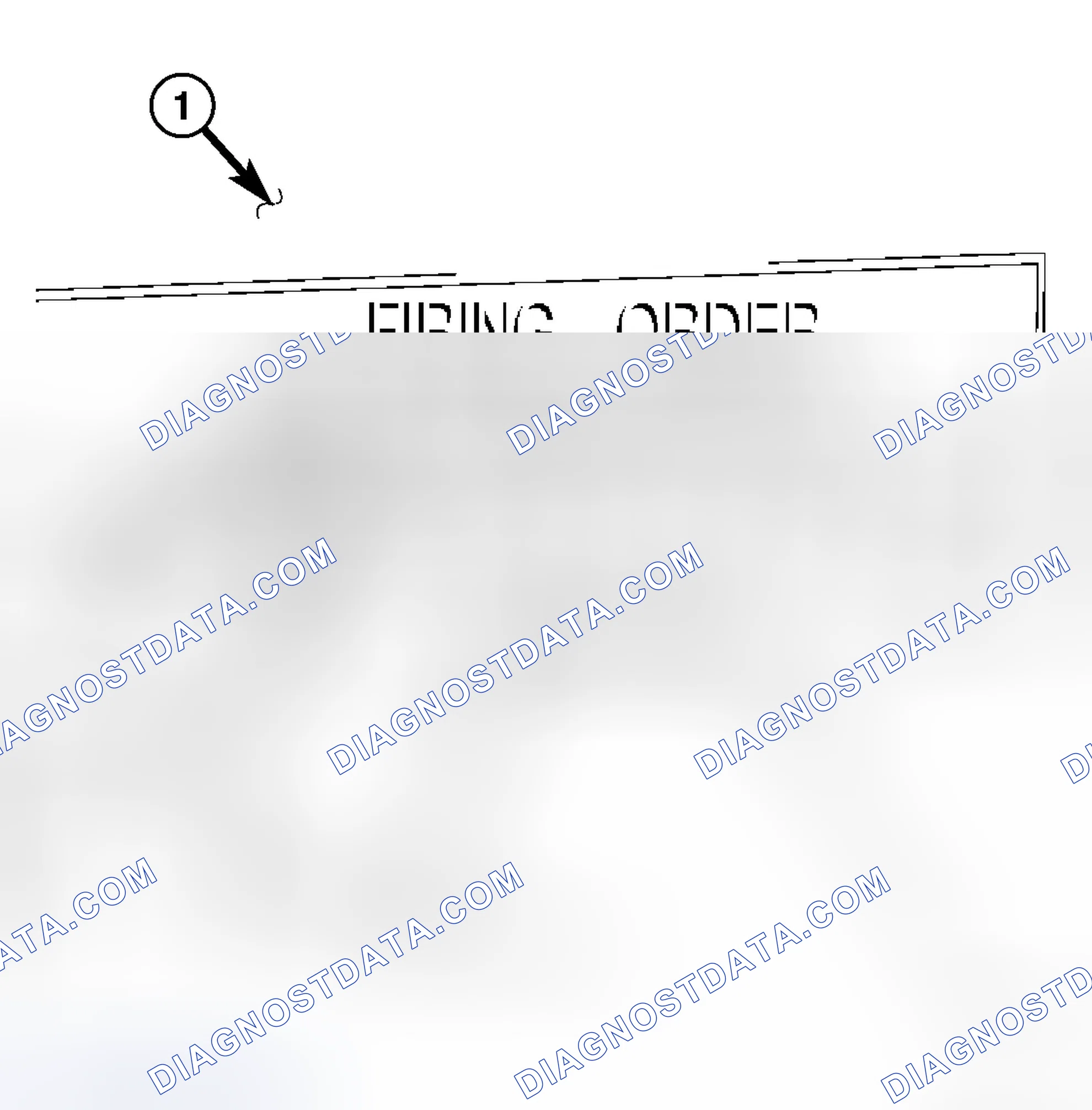 Scheme 23: ENGINE FIRING ORDER-5.7L V-8