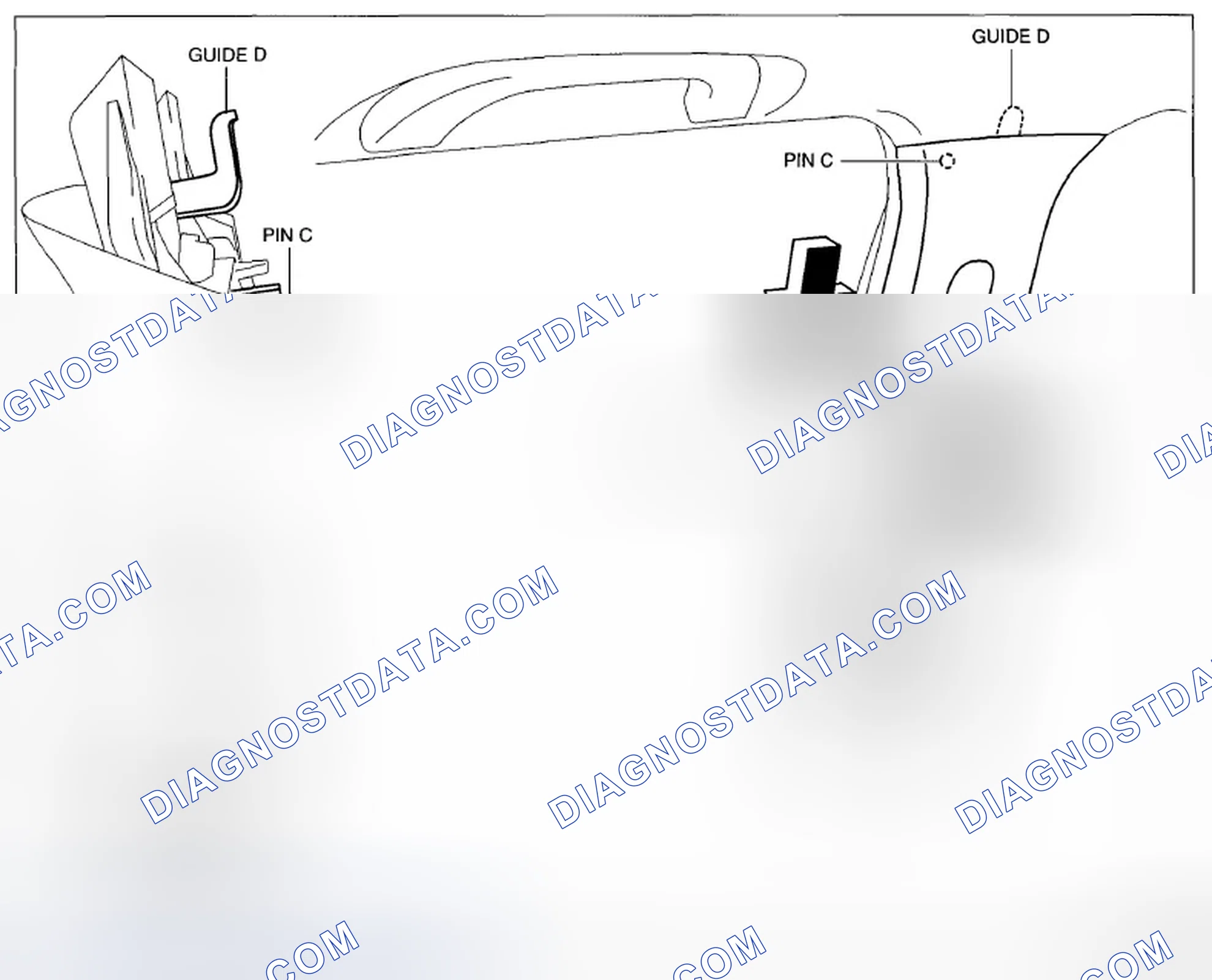 Scheme 124: B-PILLAR UPPER TRIM REMOVAL/INSTALLATION