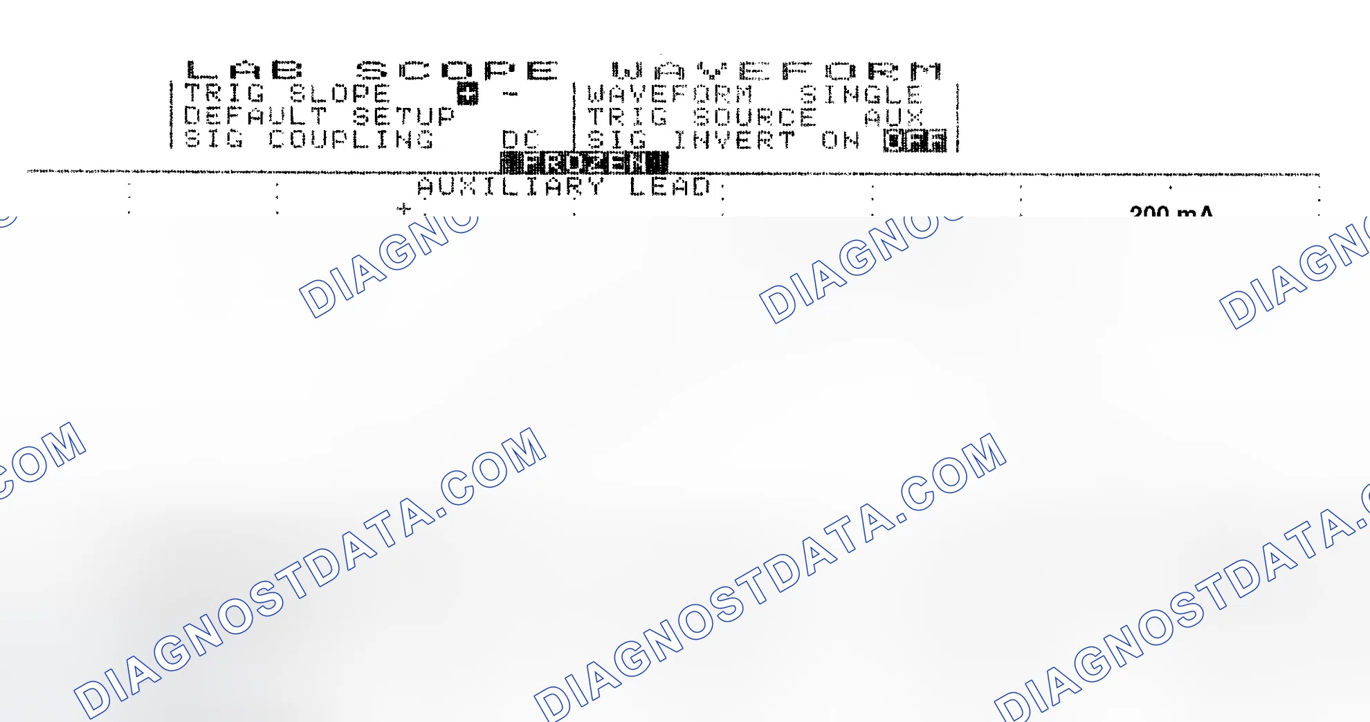 Scheme 13: Single Injector w/Normal Current Flow - Current Pattern