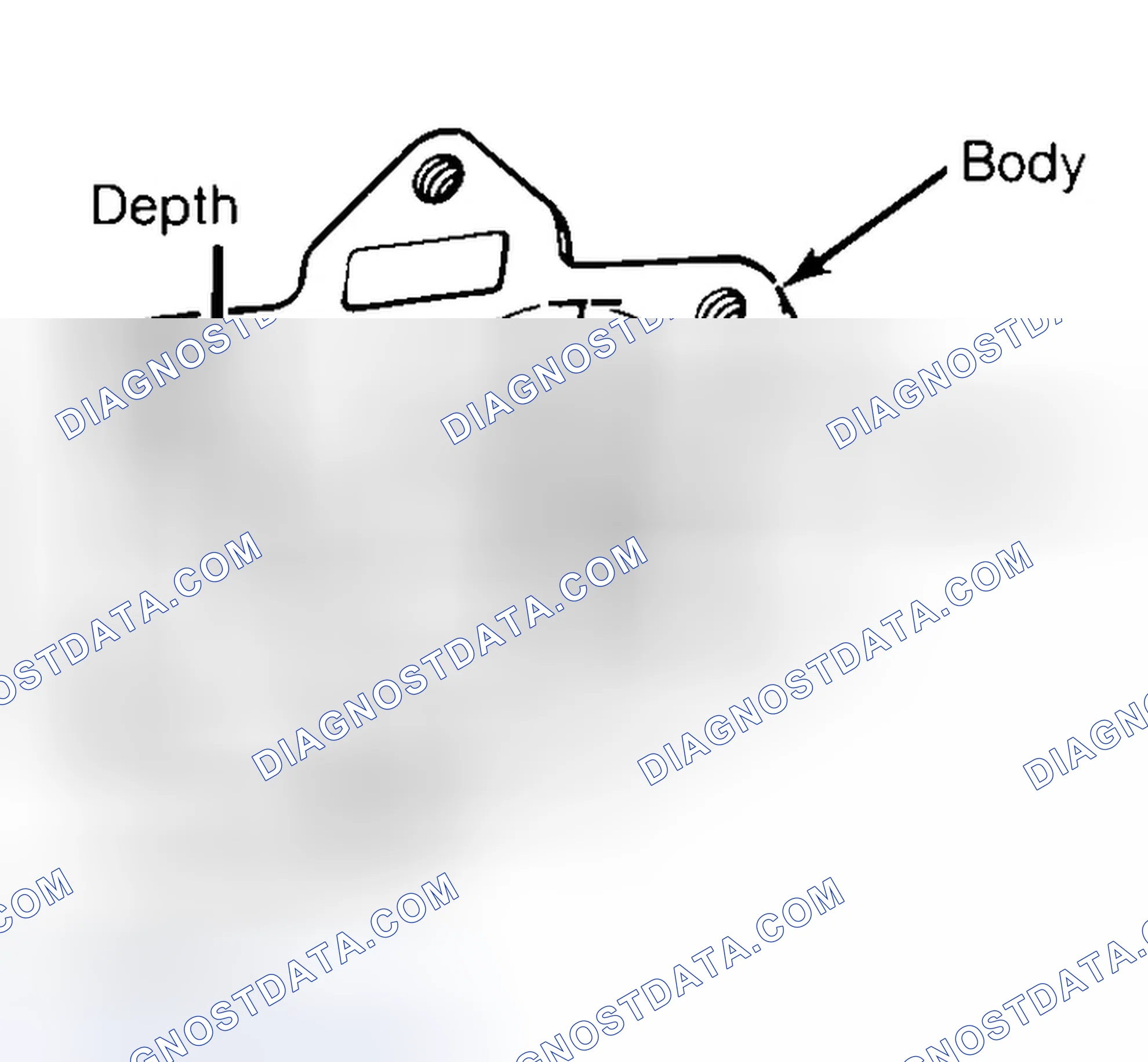 Scheme 35: Measuring Oil Pump Gear Cavity
