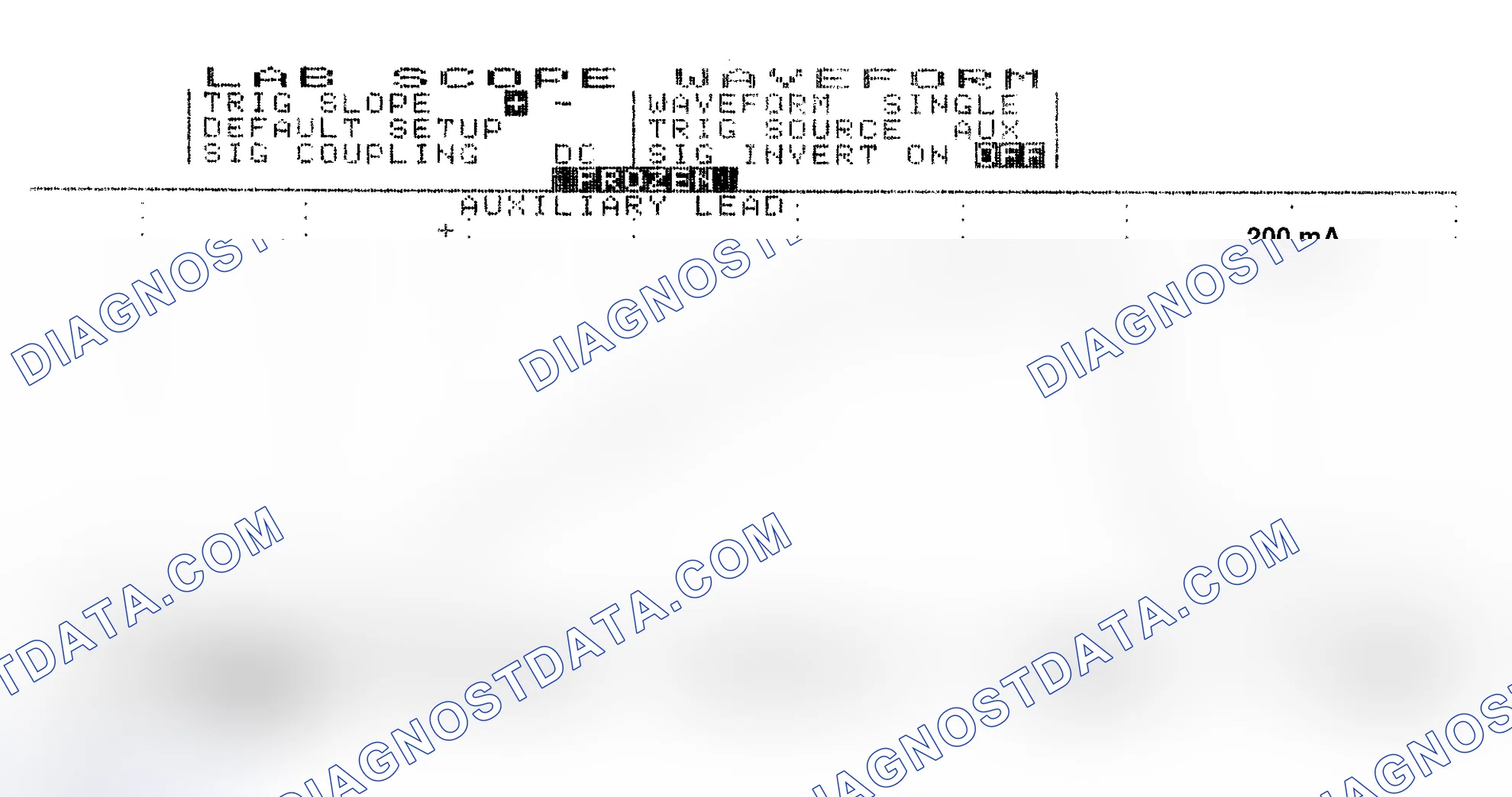 Scheme 13: Single Injector w/Normal Current Flow - Current Pattern
